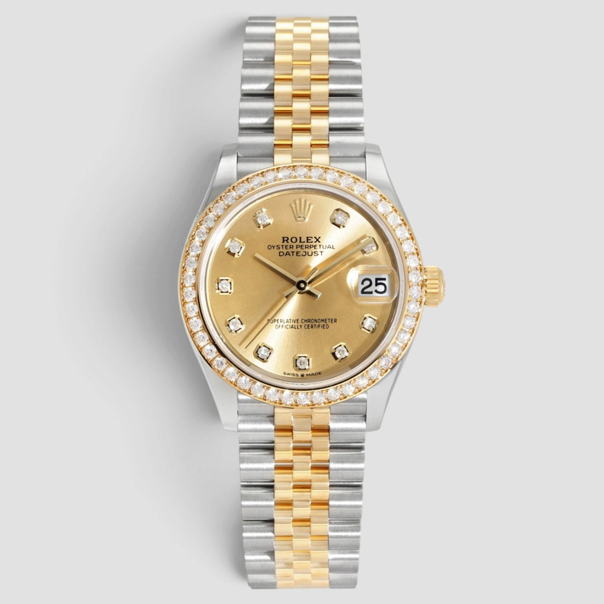 Datejust 31 Champagne Diamond Dial Jubilee