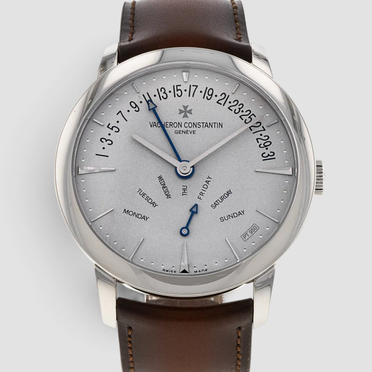 Patrimony 42mm Grey Dial Rose Gold