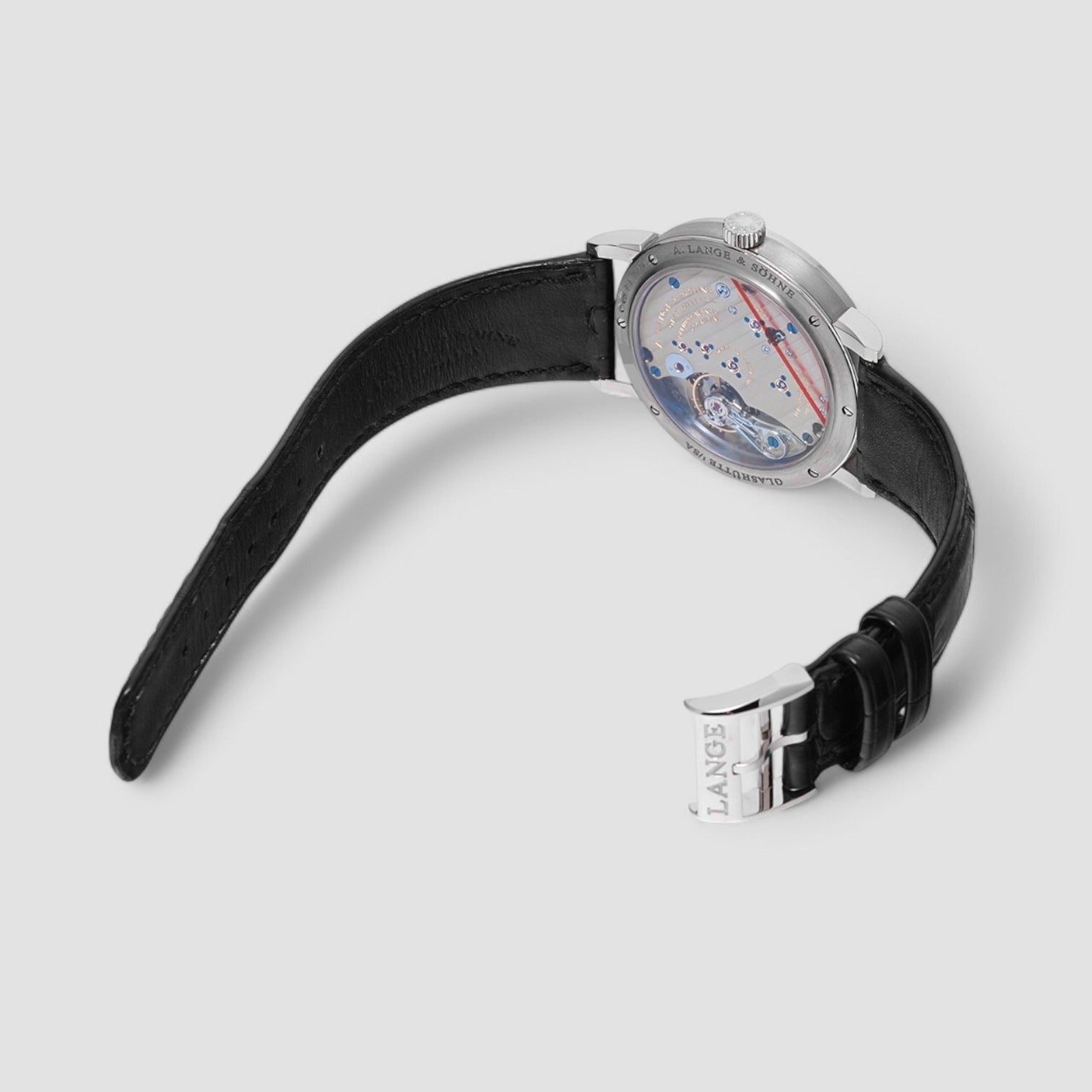 815  18K White Gold Silver Dial
