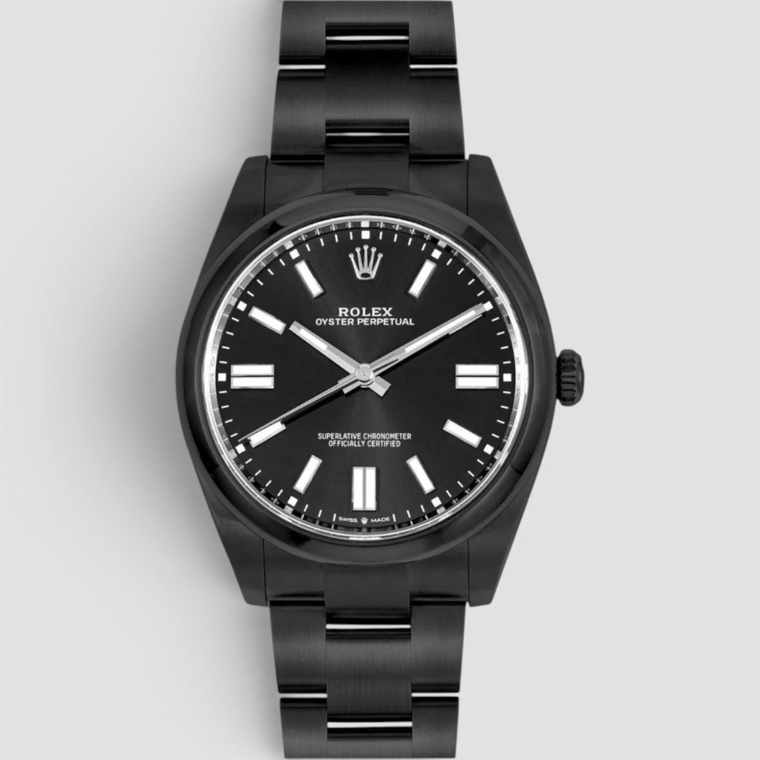 Oyster Perpetual 39 “Blackout” DLC-Coated Steel