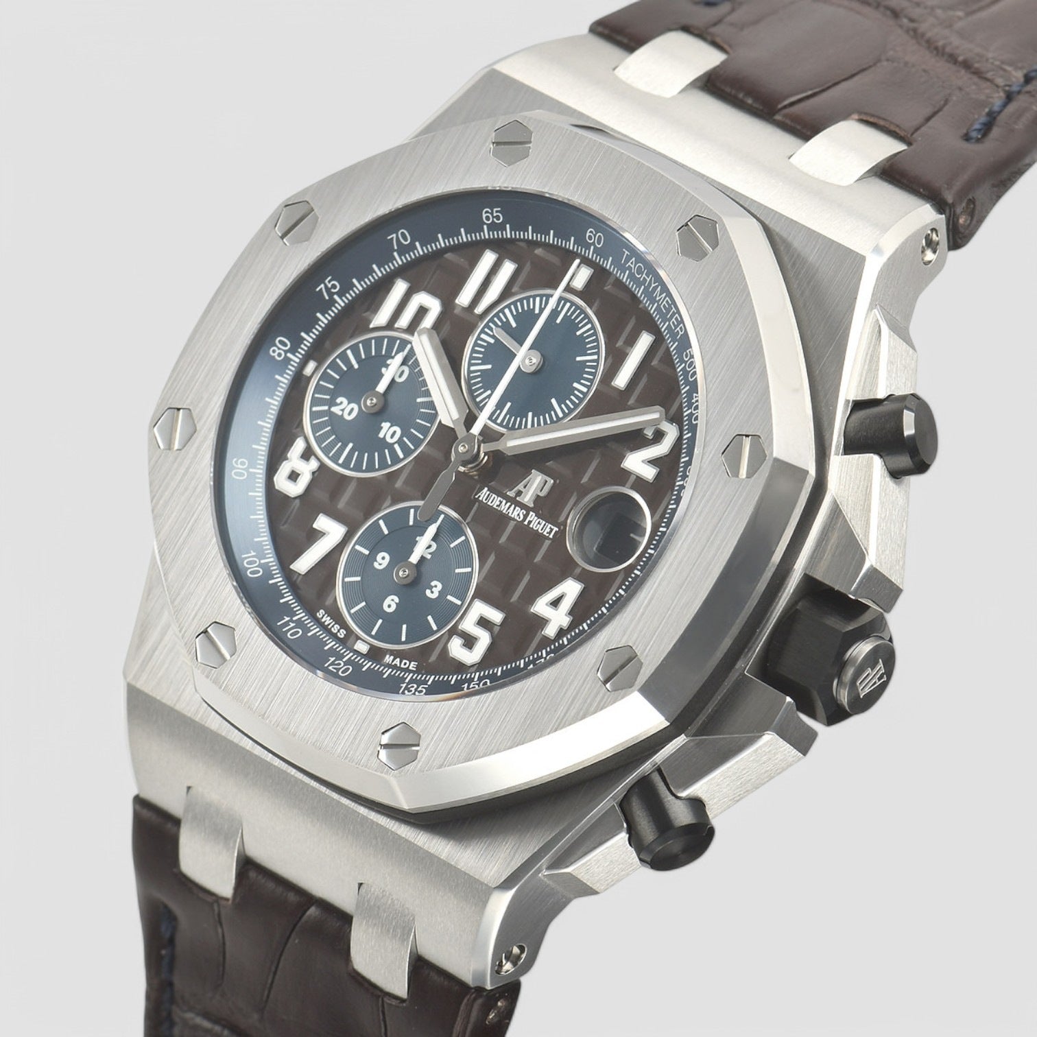 Royal Oak Offshore Chronograph Offshore Brown Tobacco Dial SS