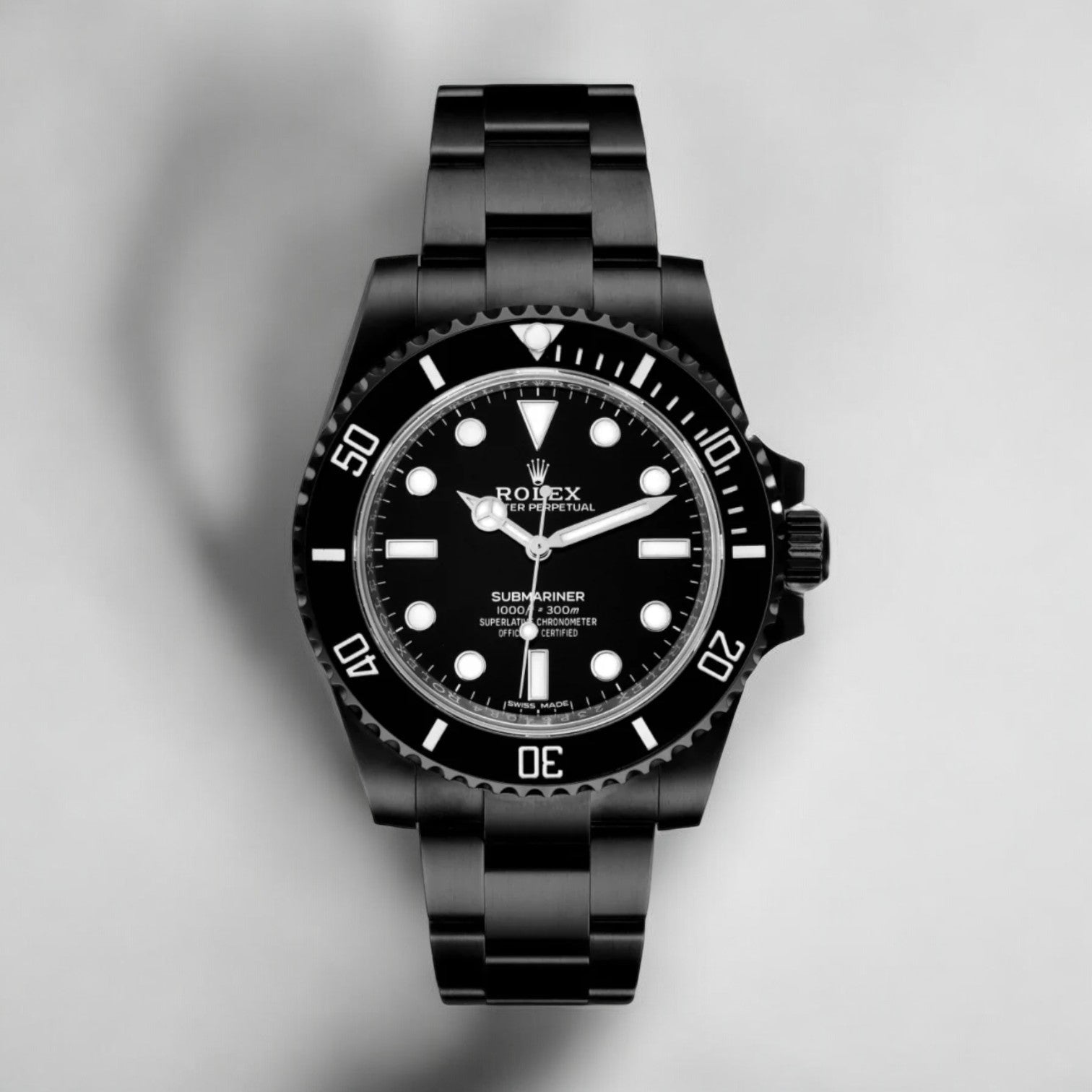 Submariner (No Date) 40 mm Black Rolex DLC-PVD