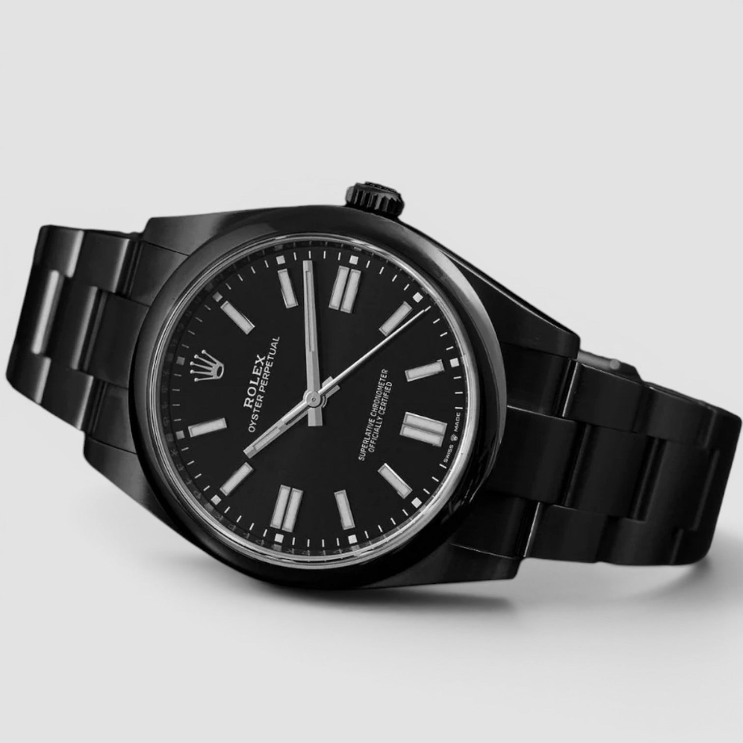 Oyster Perpetual 39 “Blackout” DLC-Coated Steel