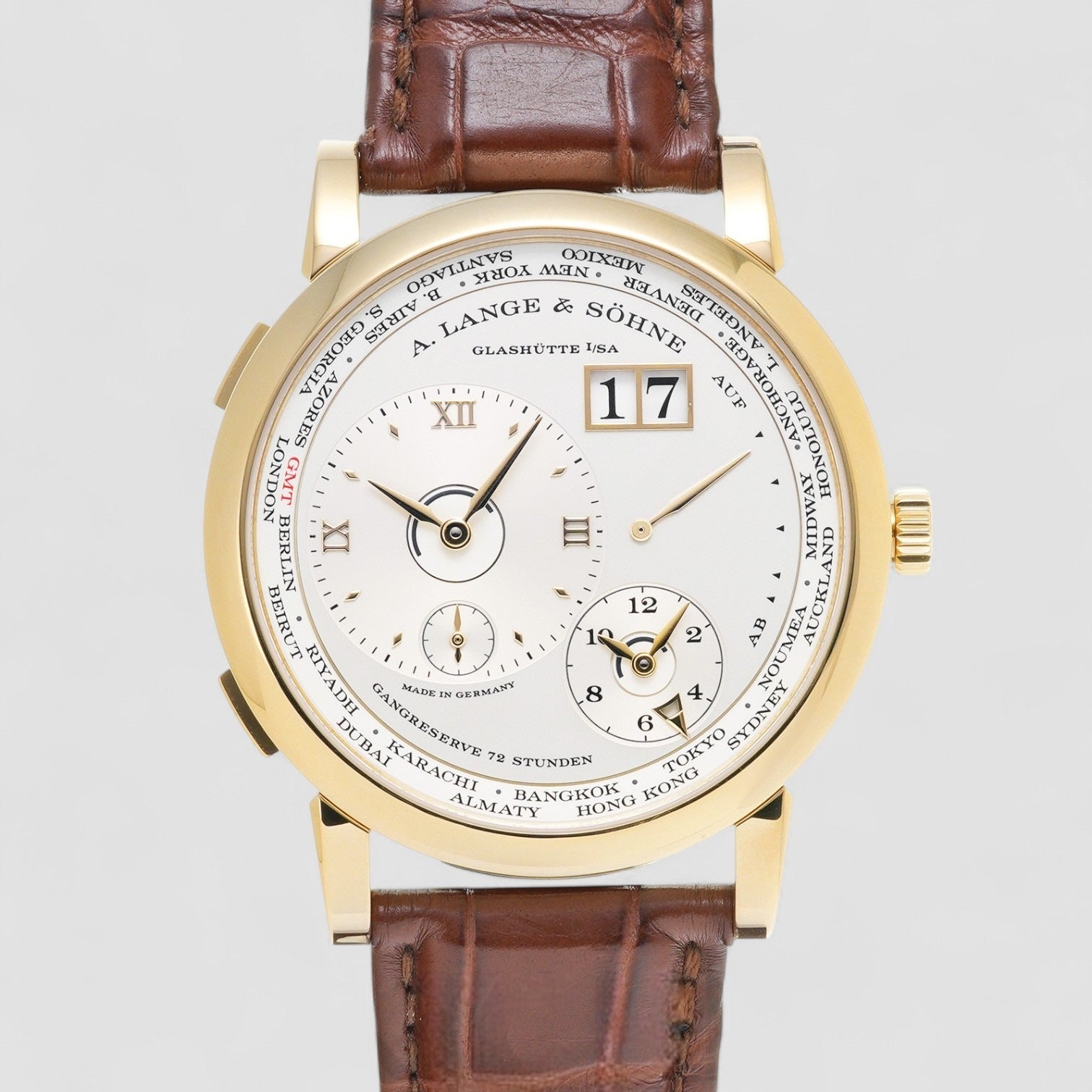 Lange 1 Time Zone  18K Yellow Gold Limited Edition