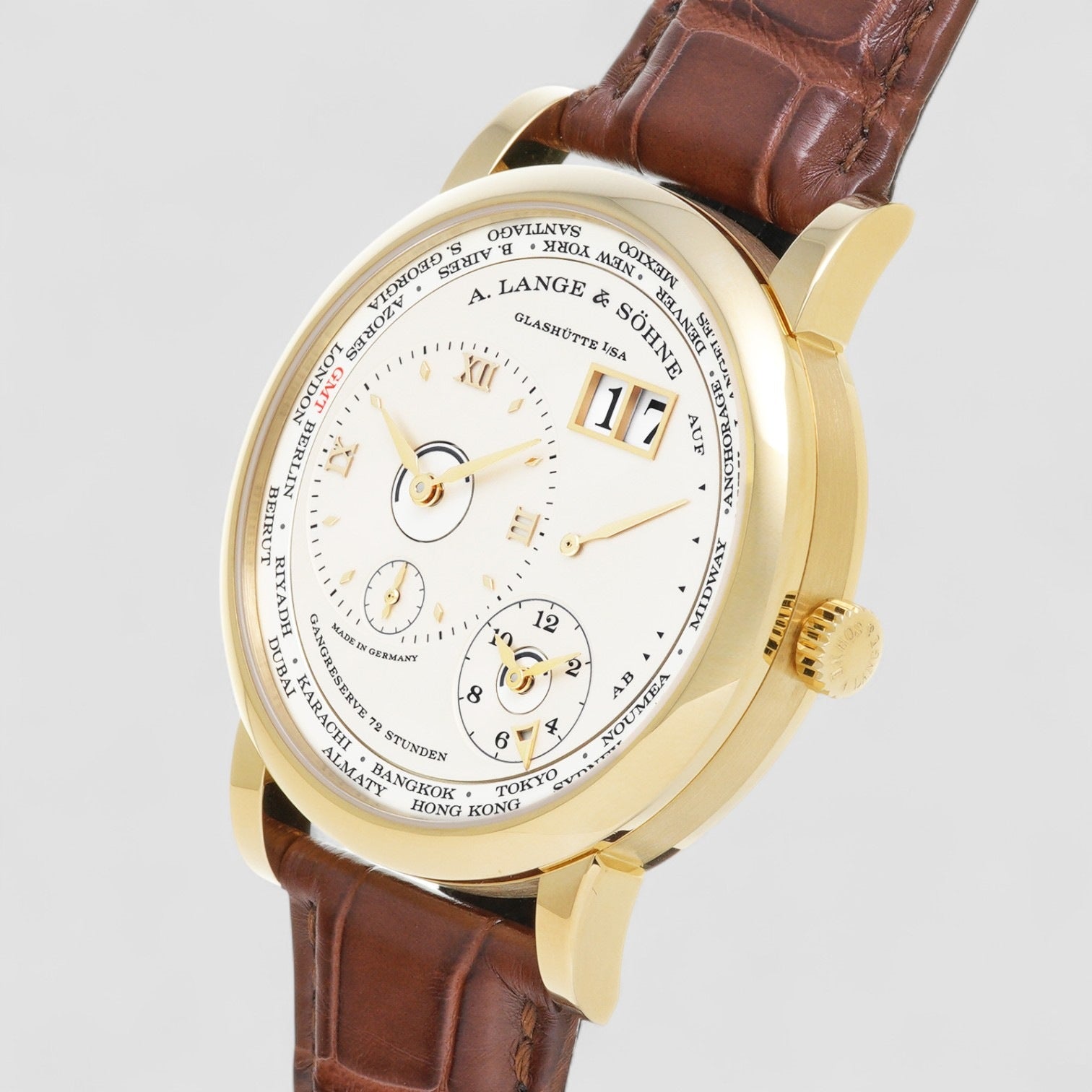 Lange 1 Time Zone  18K Yellow Gold Limited Edition