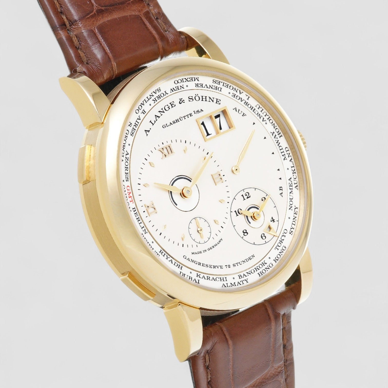 Lange 1 Time Zone  18K Yellow Gold Limited Edition