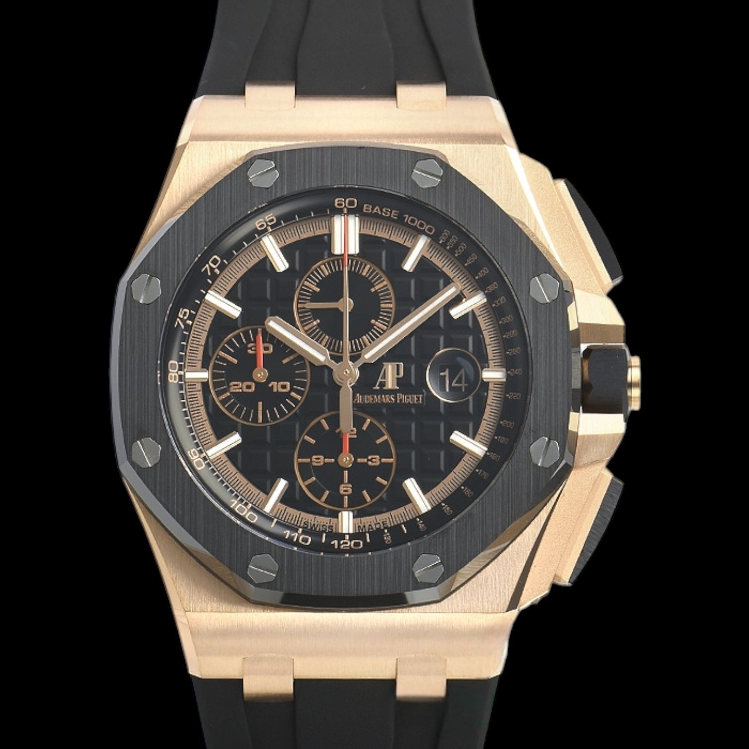 Royal Oak Offshore Chronograph Rose Gold Ceramic 44mm Black
