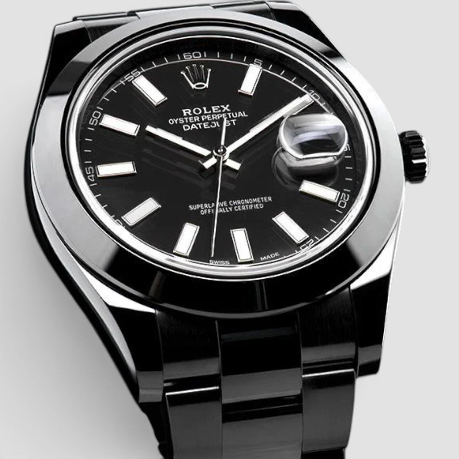 Datejust II “Blackout”DLC-Coated Steel