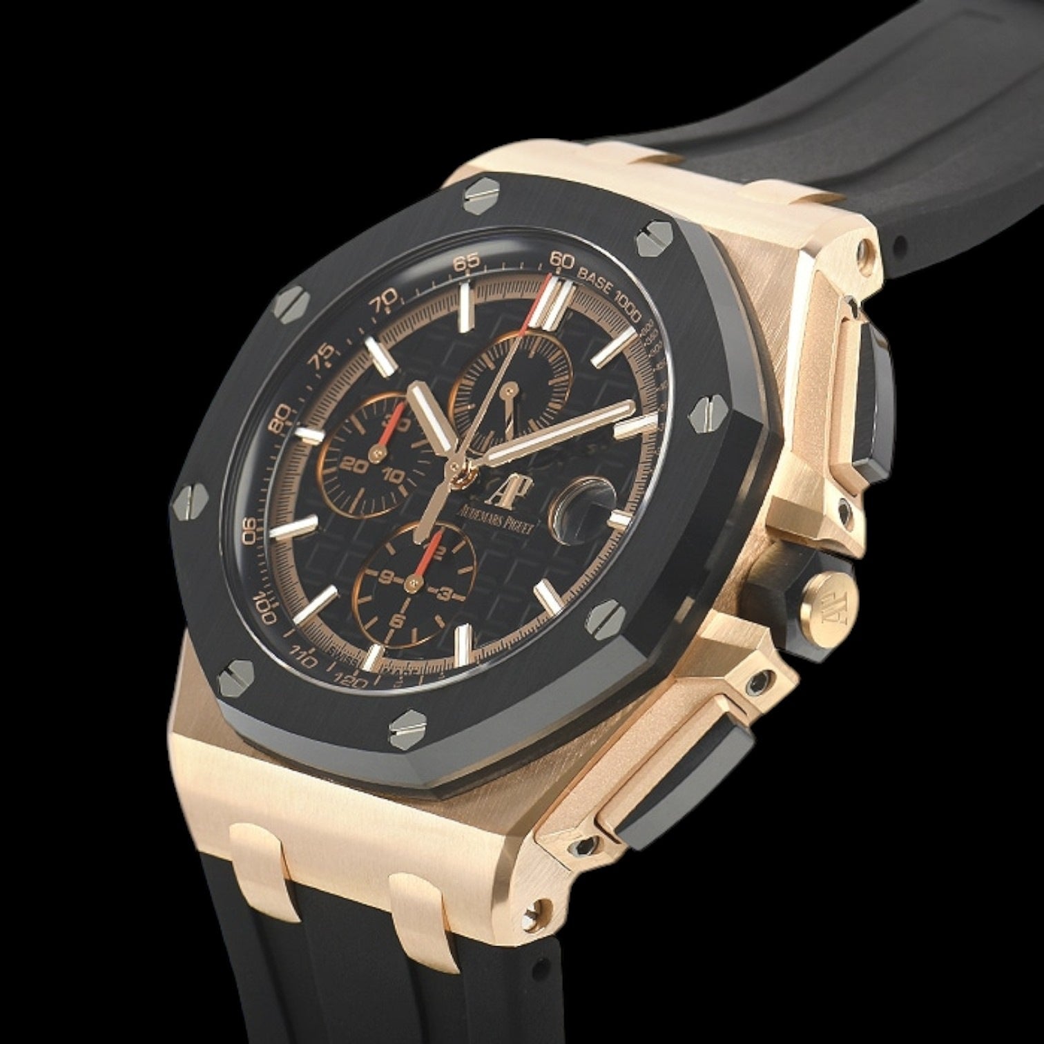 Royal Oak Offshore Chronograph Rose Gold Ceramic 44mm Black