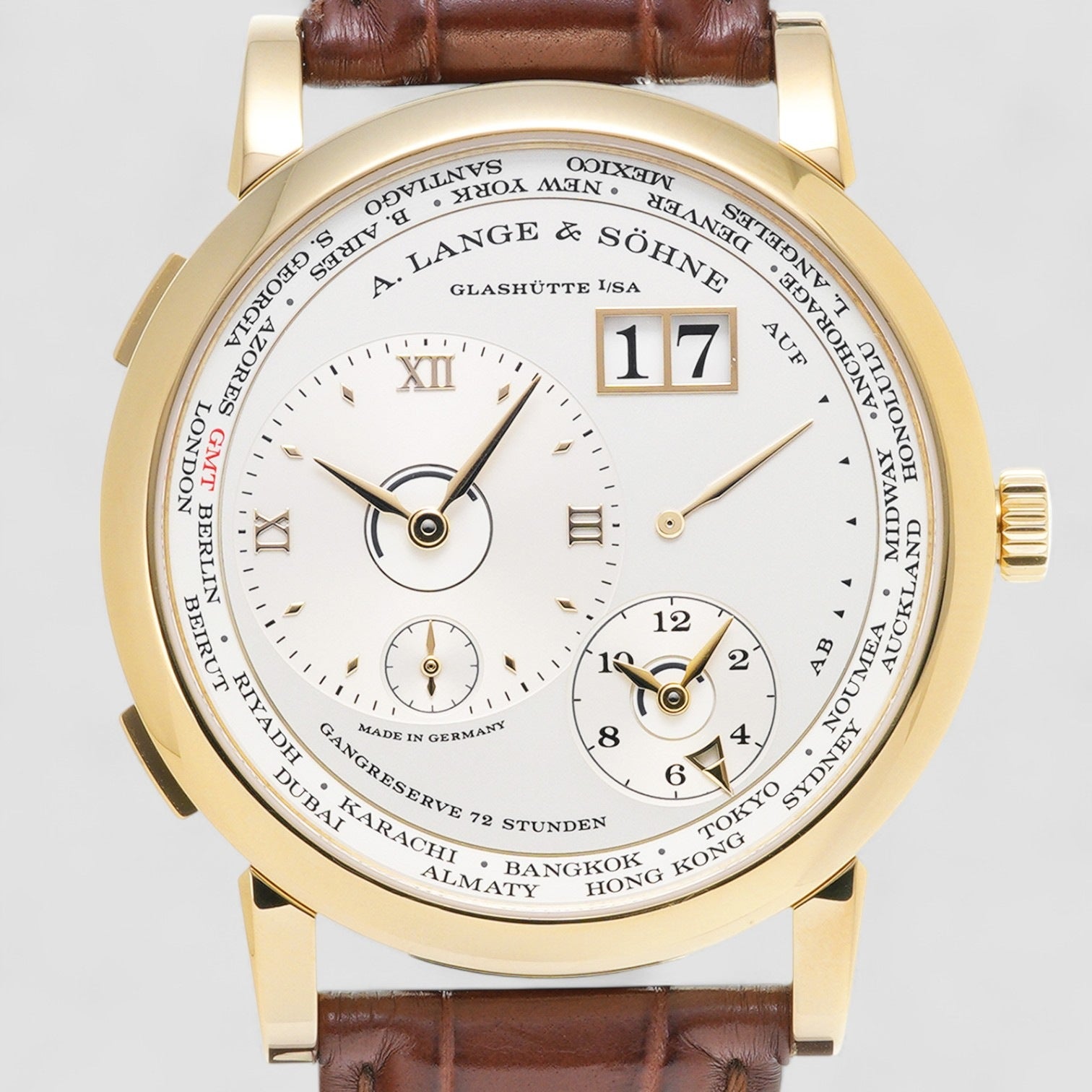 Lange 1 Time Zone  18K Yellow Gold Limited Edition