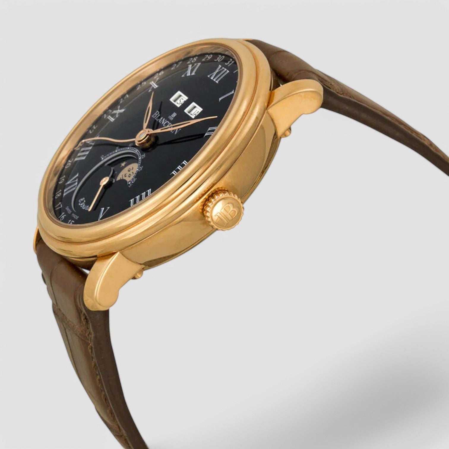 Villeret Quantième Complet Calendar 8 Days Unisex Watch