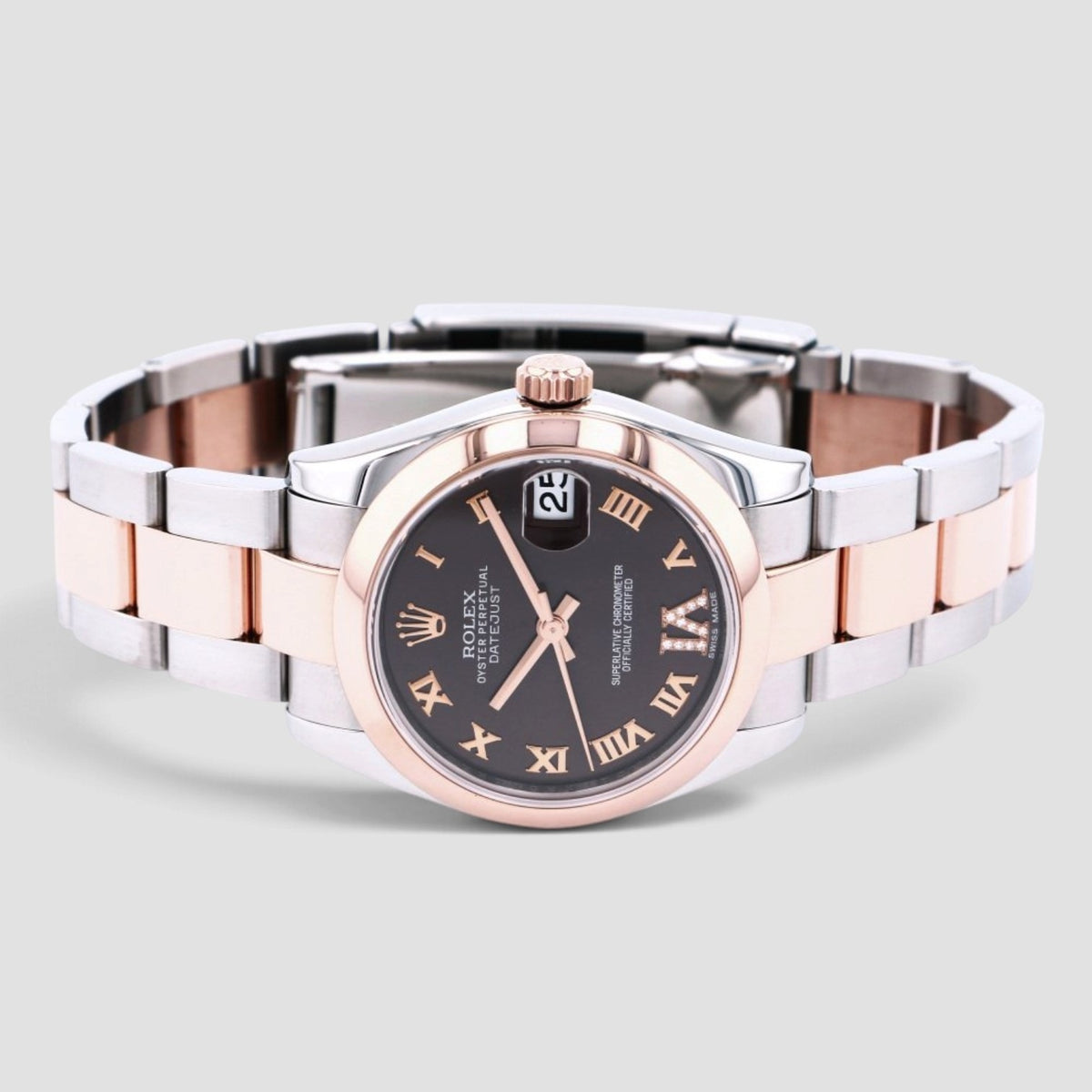 Datejust 31 Chocolate Diamond Roman Dial