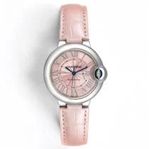 Ballon Bleu 33 Pink Dial Steel