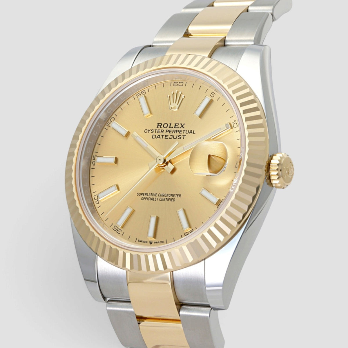 Datejust 41 Champagne Index Dial Oyster