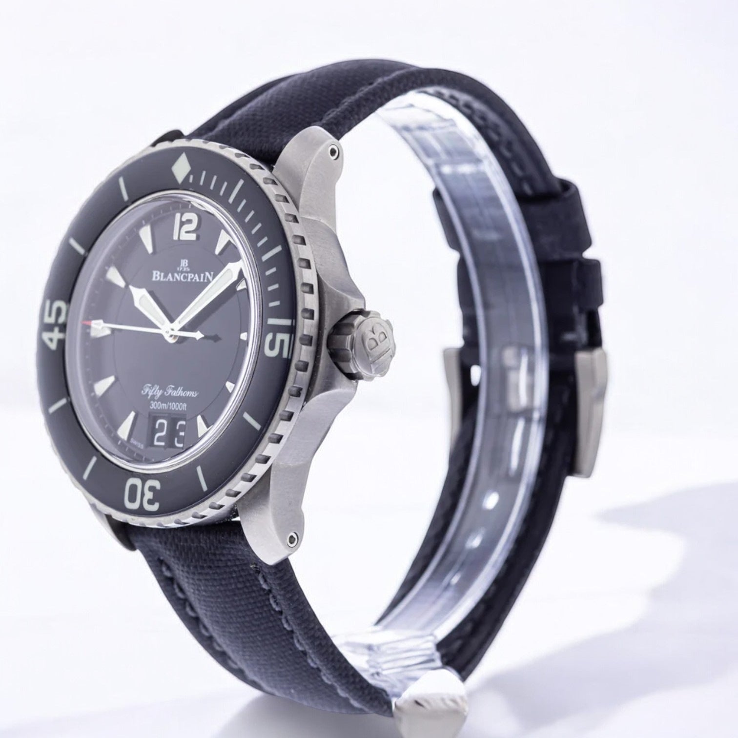 Fifty Fathoms Grande Date / Black Dial Titanium