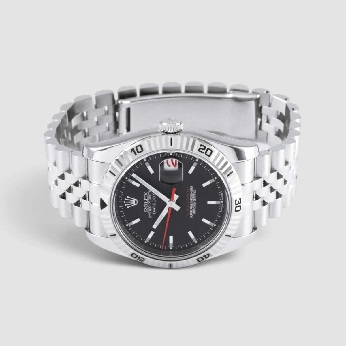 Datejust Turn-O-Graph 36mm Black Dial