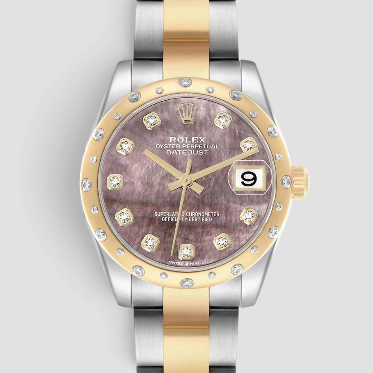 Datejust 31 Mother-of-Pearl Diamond Dial Oyster