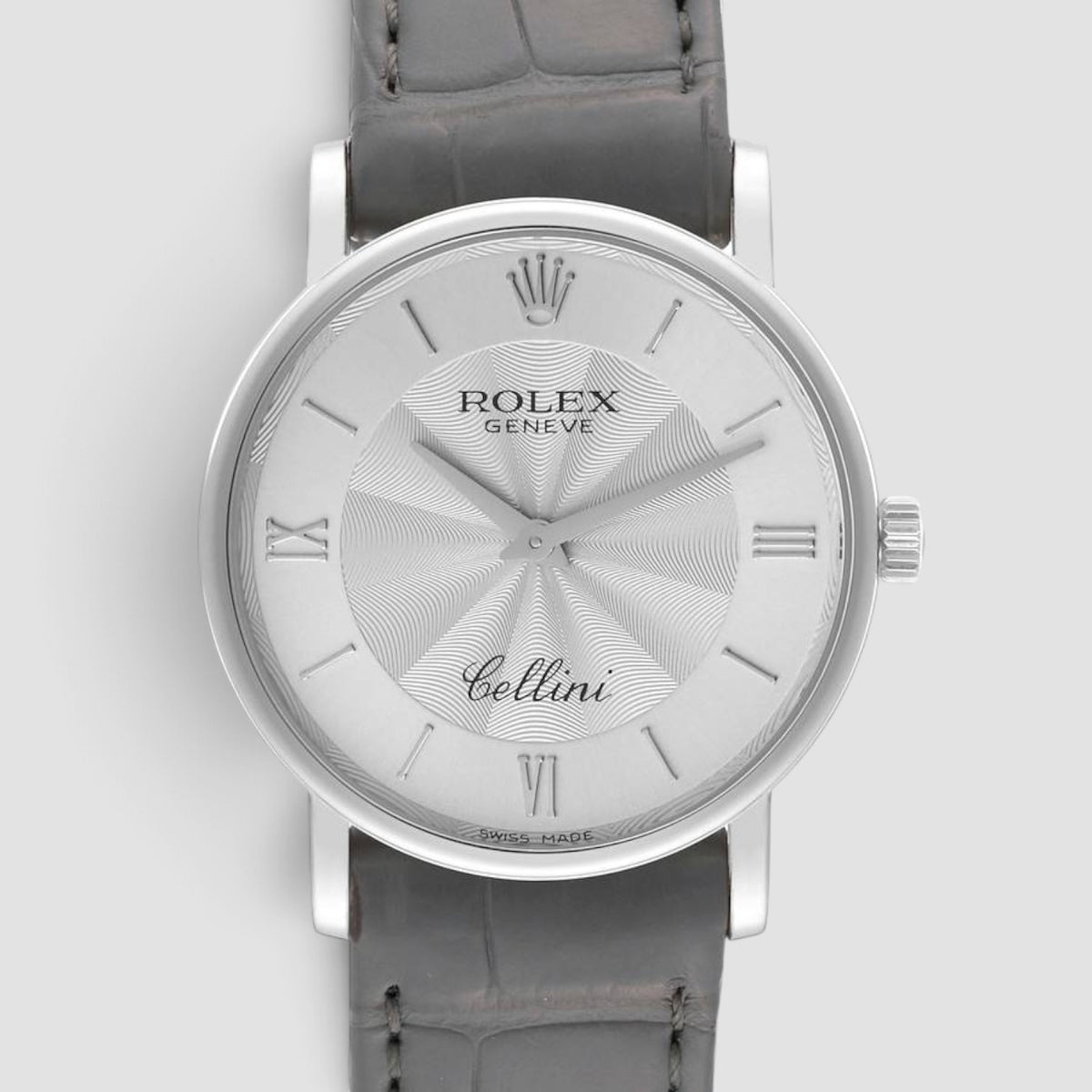 Cellini Classic 32mm White Gold Silver Dial