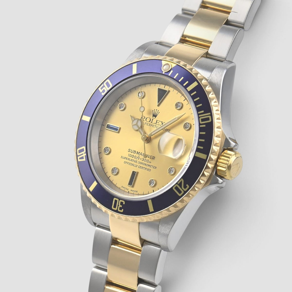 Submariner Date Champagne Serti Dial