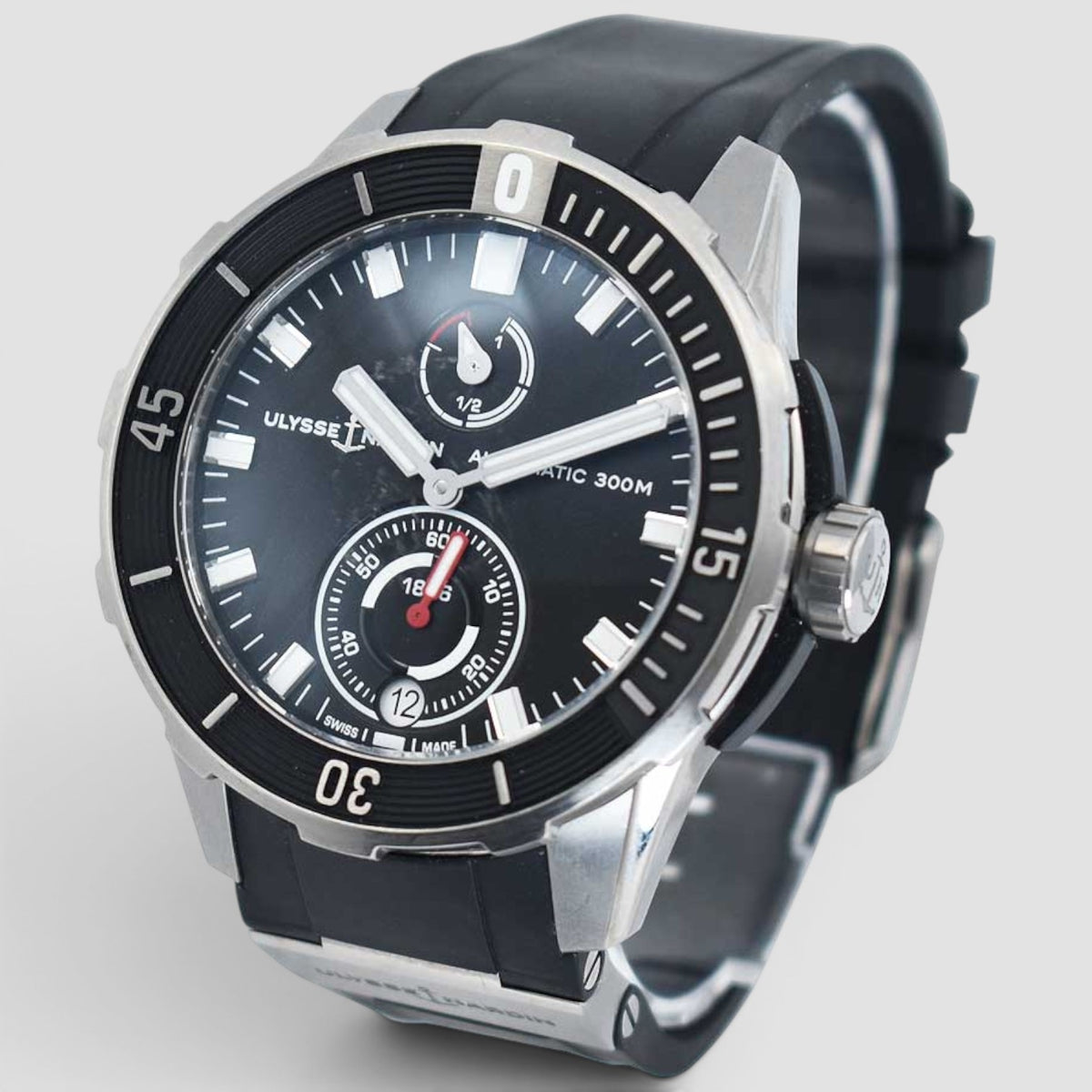 Marine Diver Chronometer 44mm Black Dial Titanium