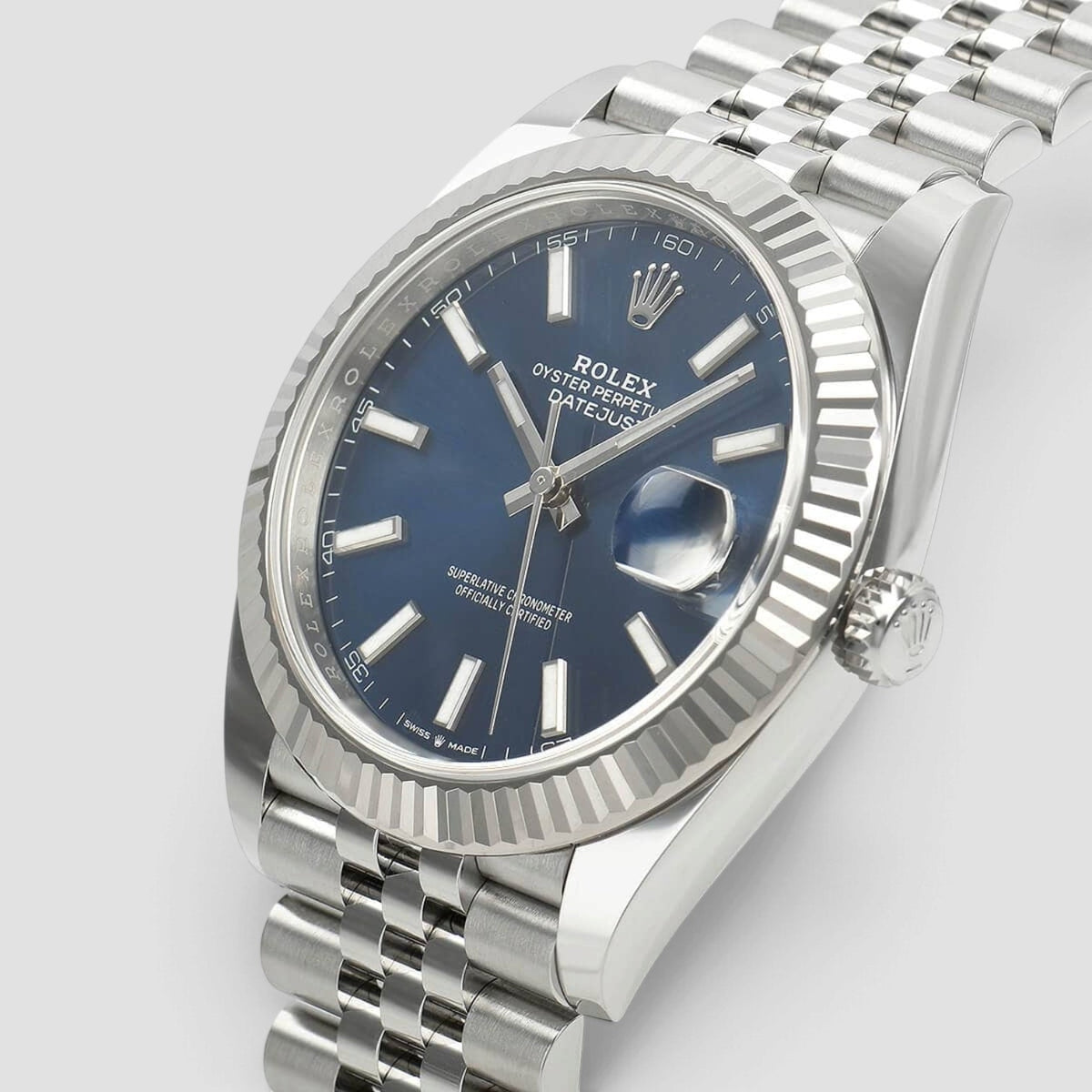 Datejust 41 Blue Index Dial Jubilee