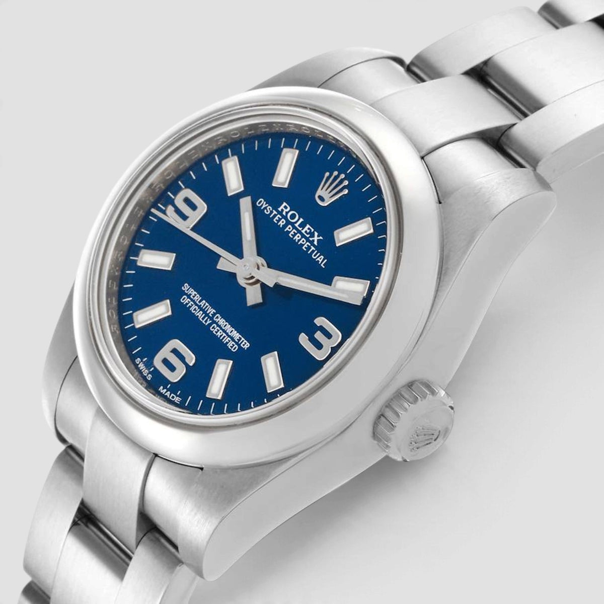 Oyster Perpetual Blue 3-6-9 Arabic Dial