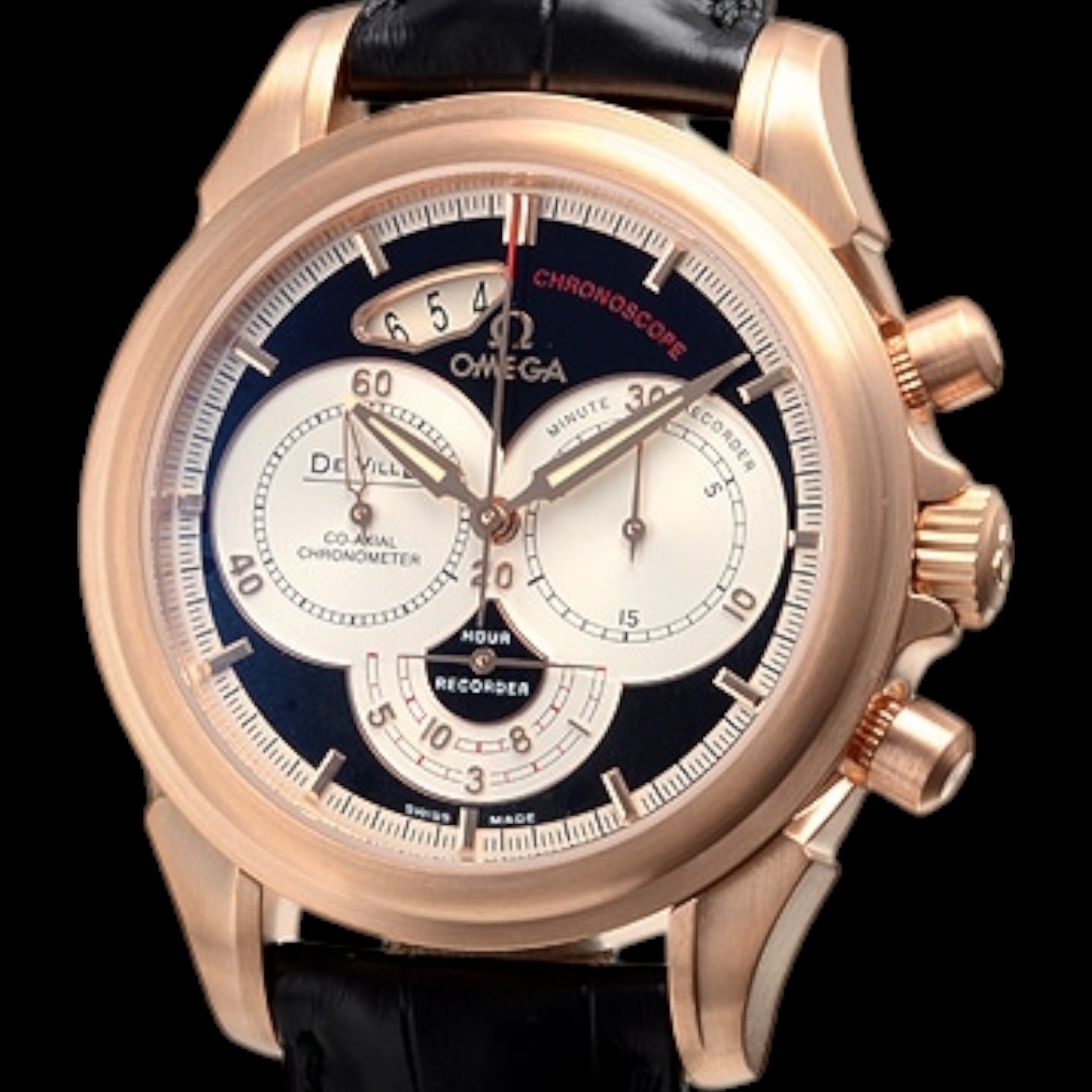 De Ville Co-axial Chronoscope 41mm Automatic in Rose Gold