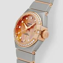 Constellation Brown Mother of Pearl Diamond Automatic Ladies Watch