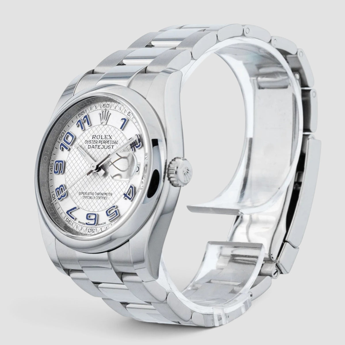 Datejust 36 Silver Arabic Dial Oyster