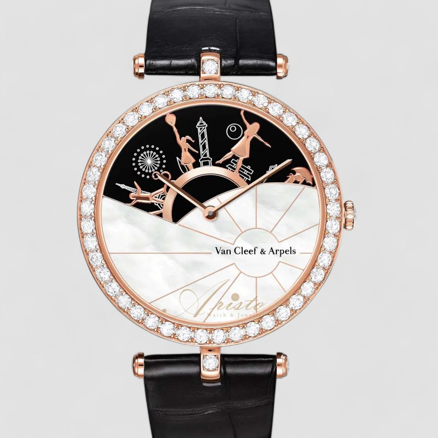 A Day In Paris 18k Rose Gold and Diamonds