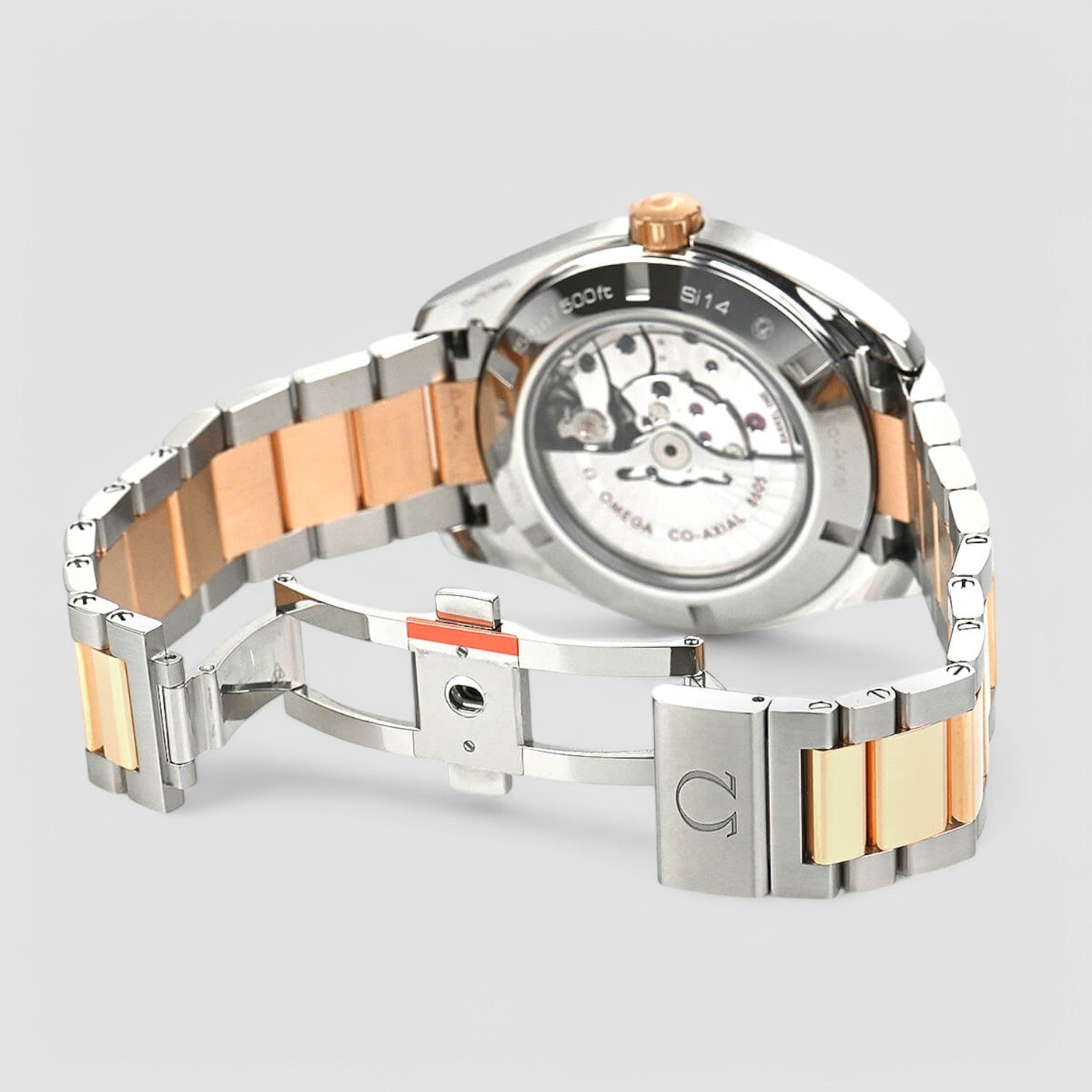 Seamaster Aqua Terra GMT Automatic Grey Dial Two-tone Unisex Watch