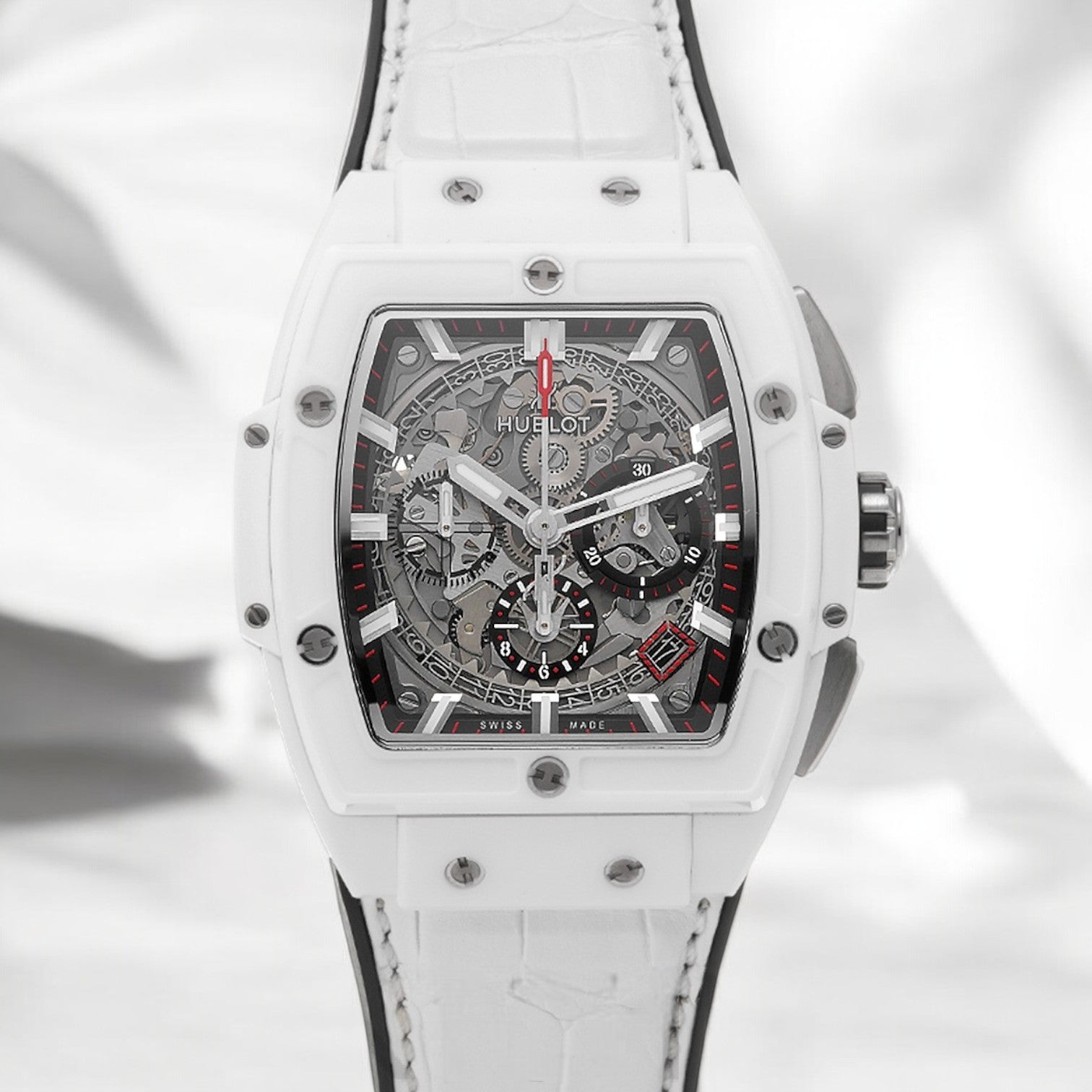 Spirit of Big Bang 42mm Chronograph Skeleton White