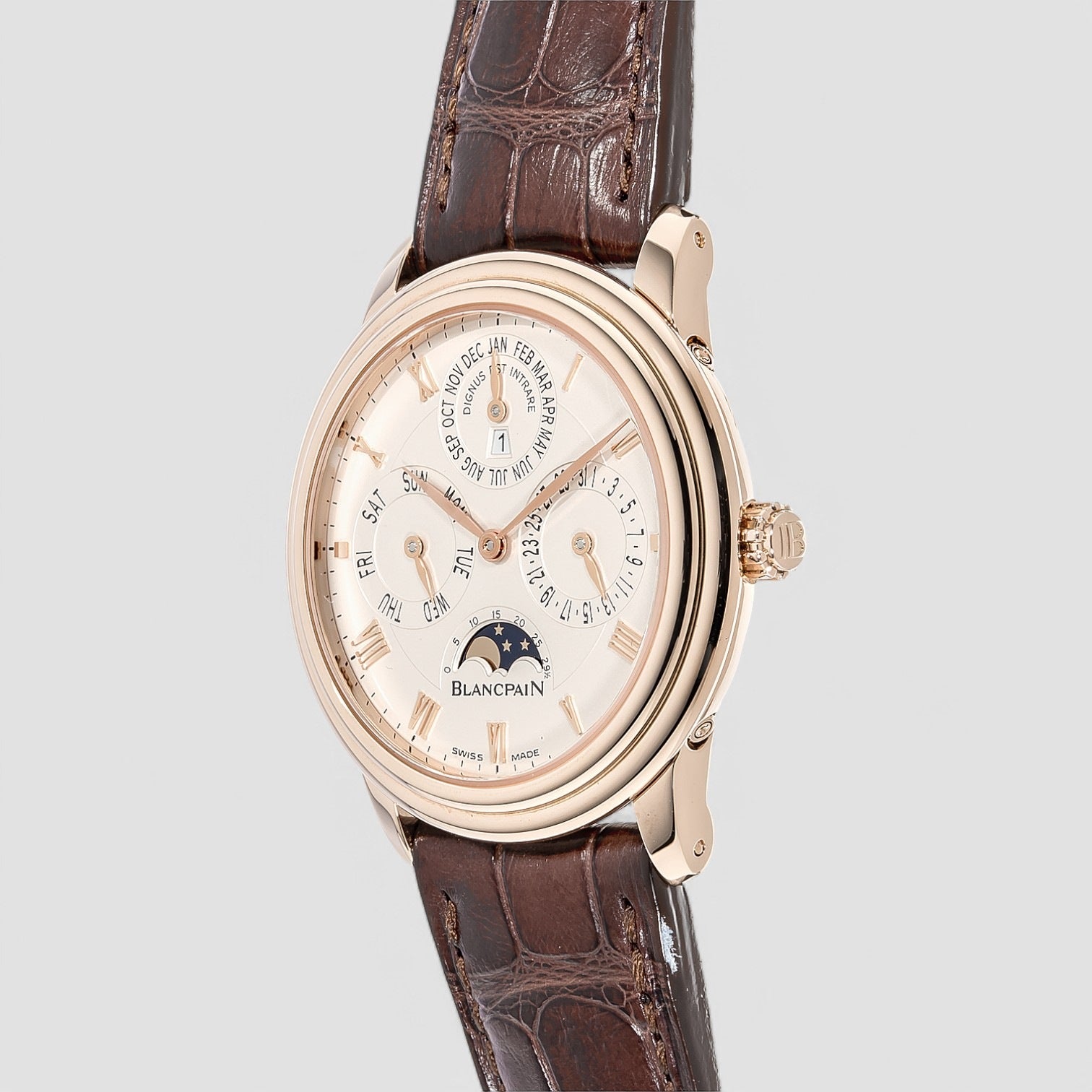 Villeret Jubilee Perpetual Calendar 18K Rose Gold Description