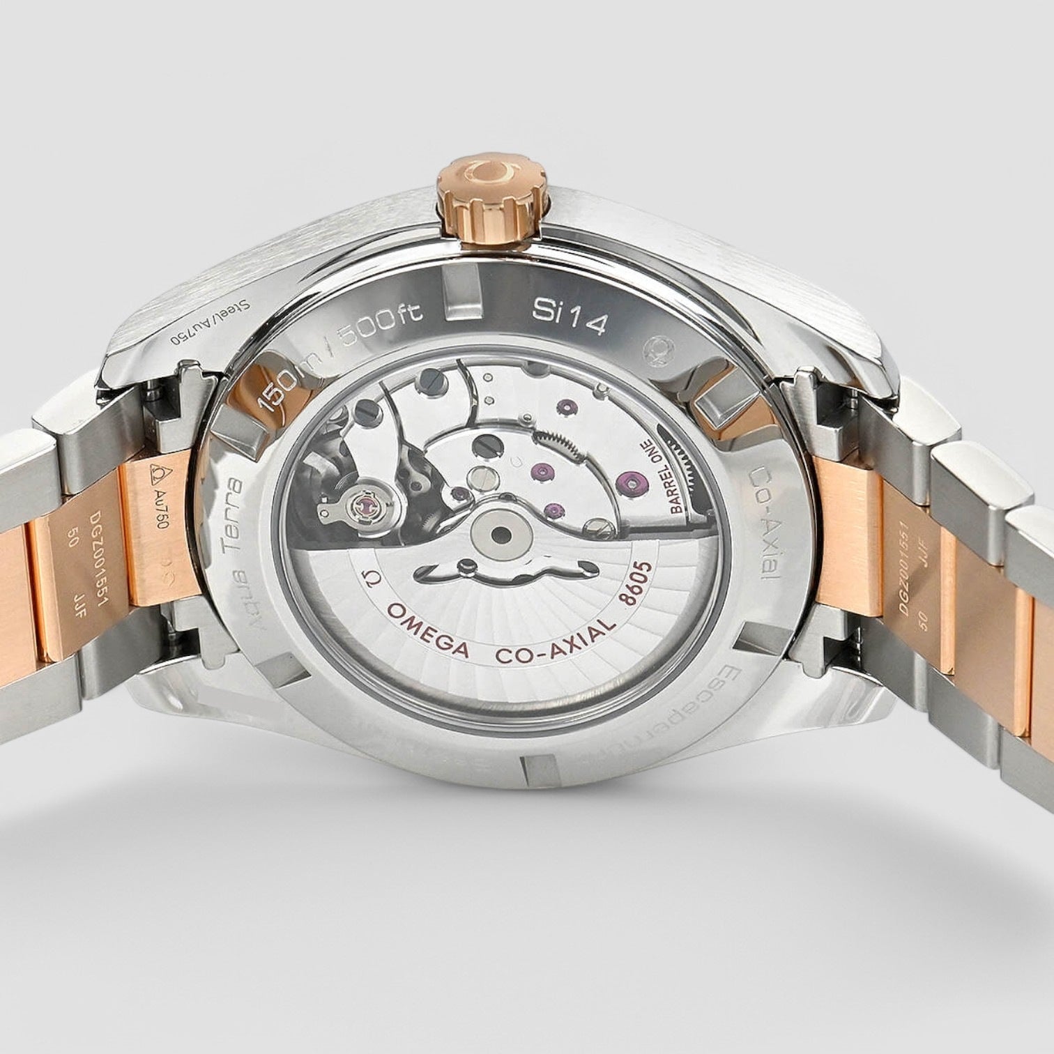 Seamaster Aqua Terra GMT Automatic Grey Dial Two-tone Unisex Watch
