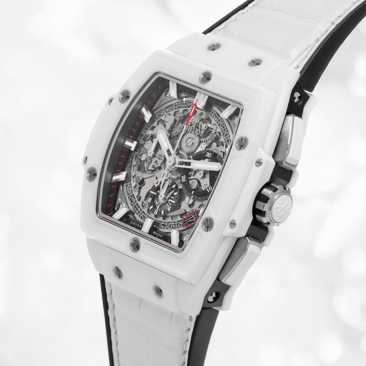 Spirit of Big Bang 42mm Chronograph Skeleton White