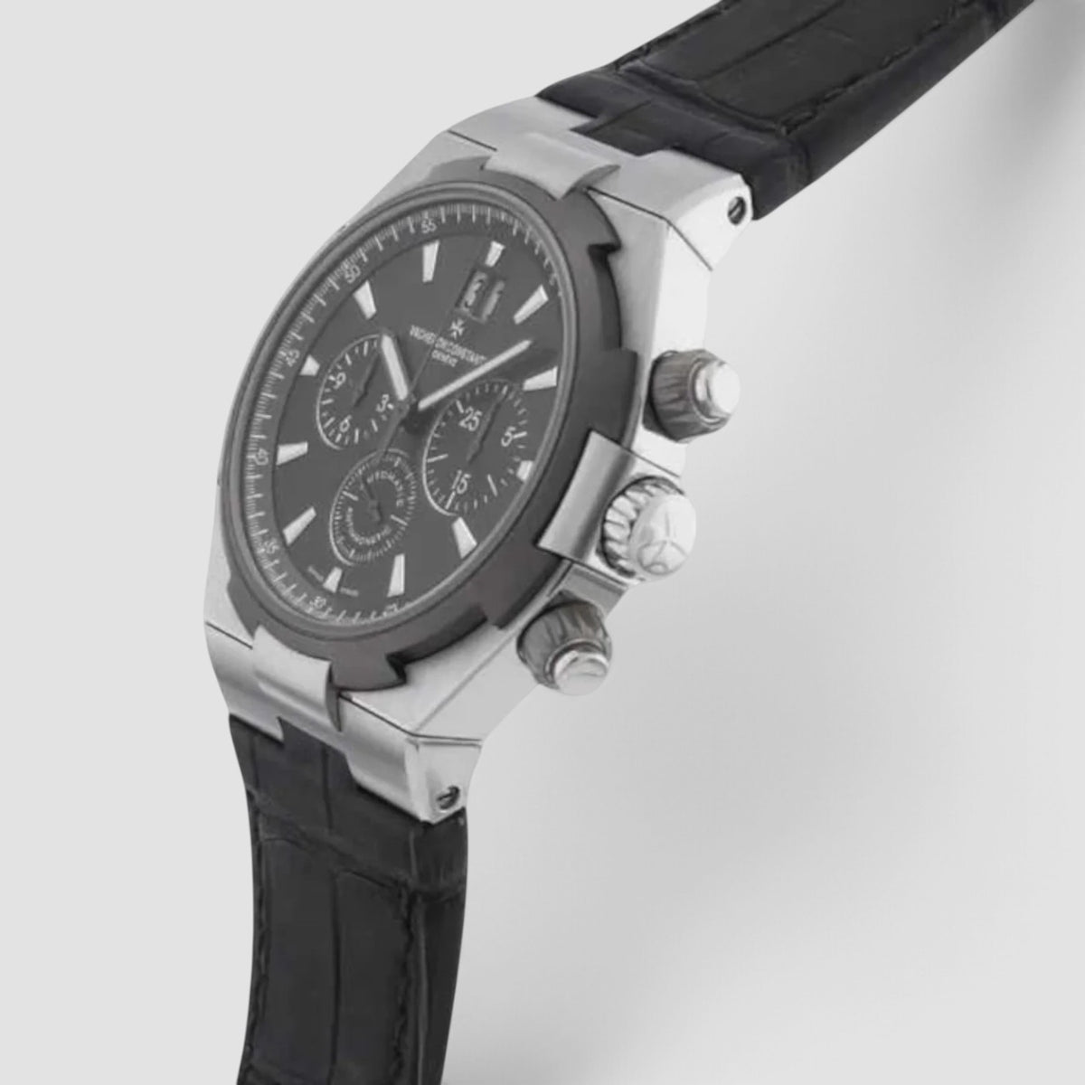 Overseas Chronograph “Deep Stream” 42mm Grey Dial Stainless Steel