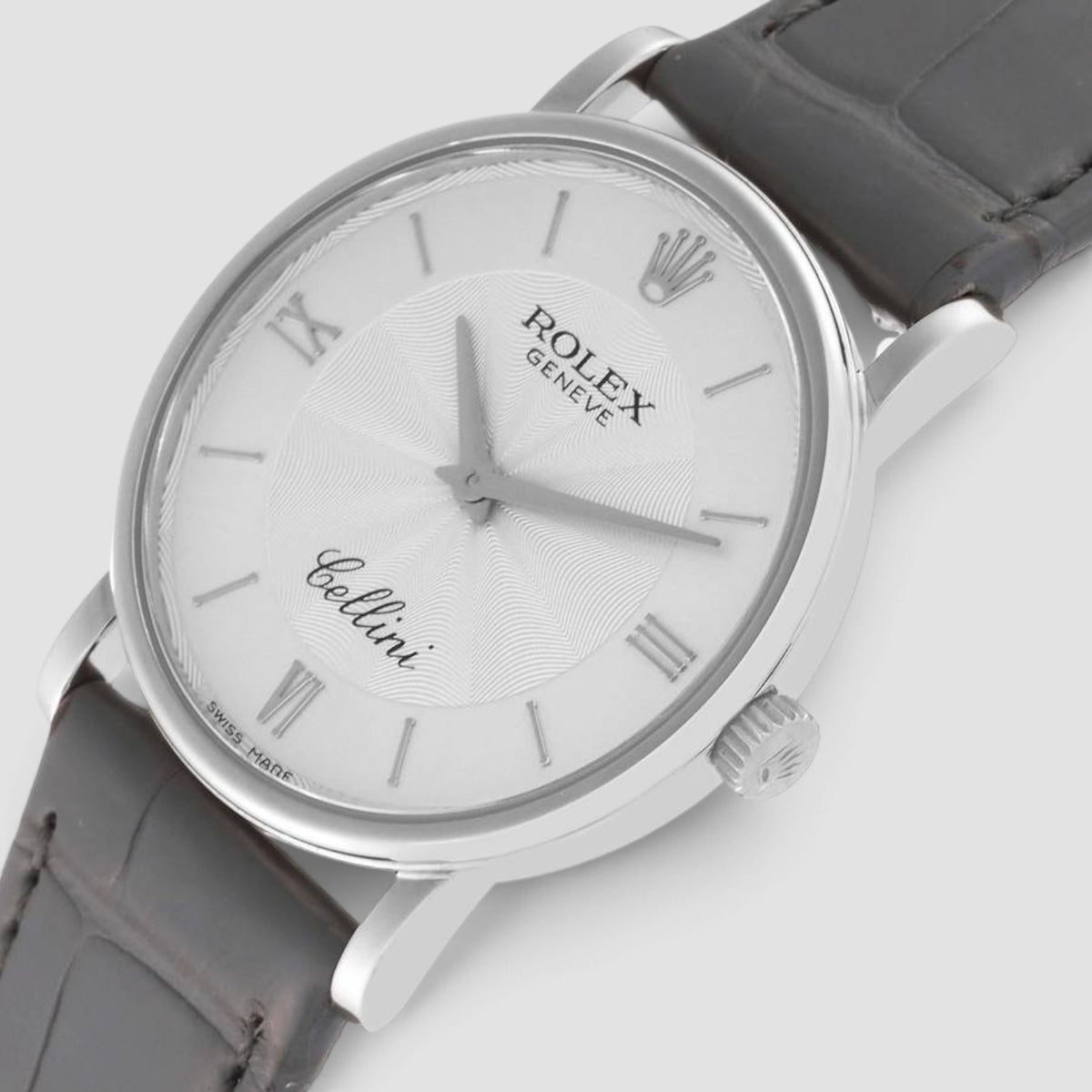 Cellini Classic 32mm White Gold Silver Dial