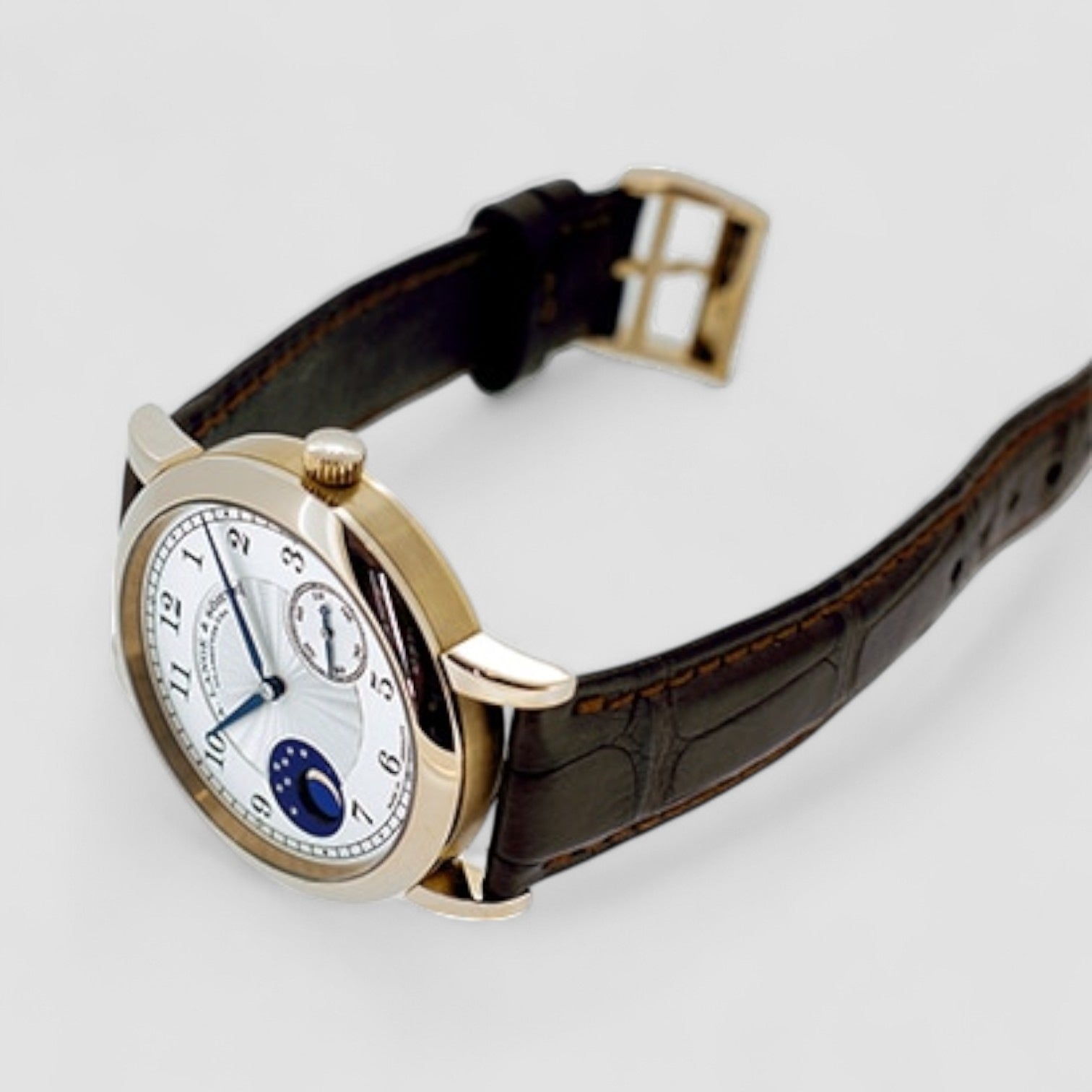 Moonphase Honey Gold Hommage to FA Lange LIMITED