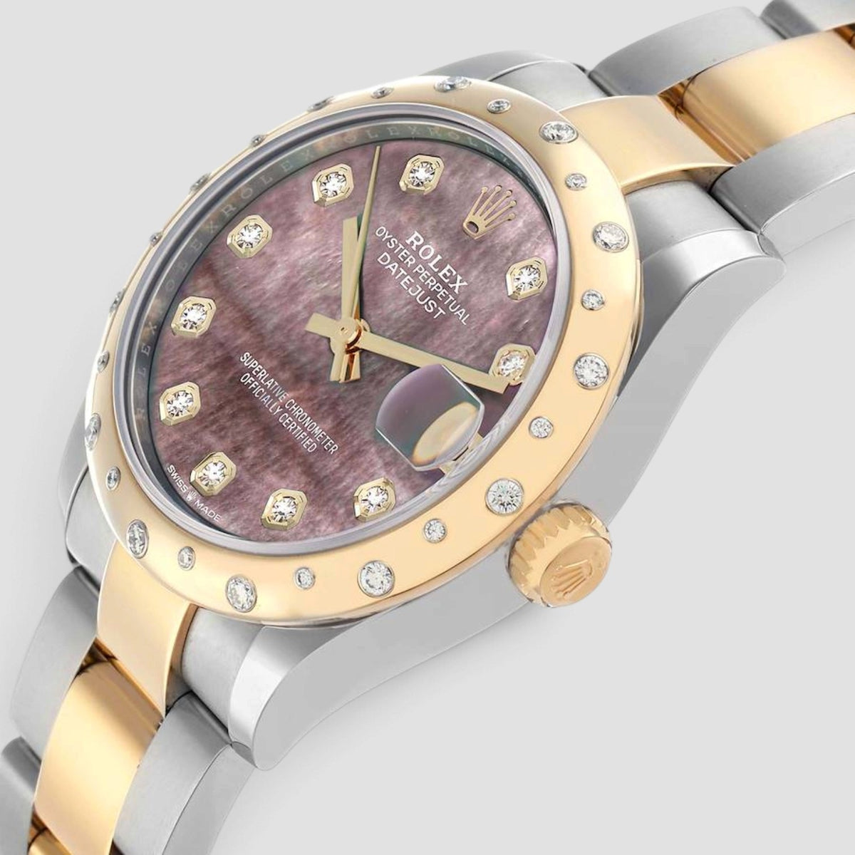 Datejust 31 Mother-of-Pearl Diamond Dial Oyster