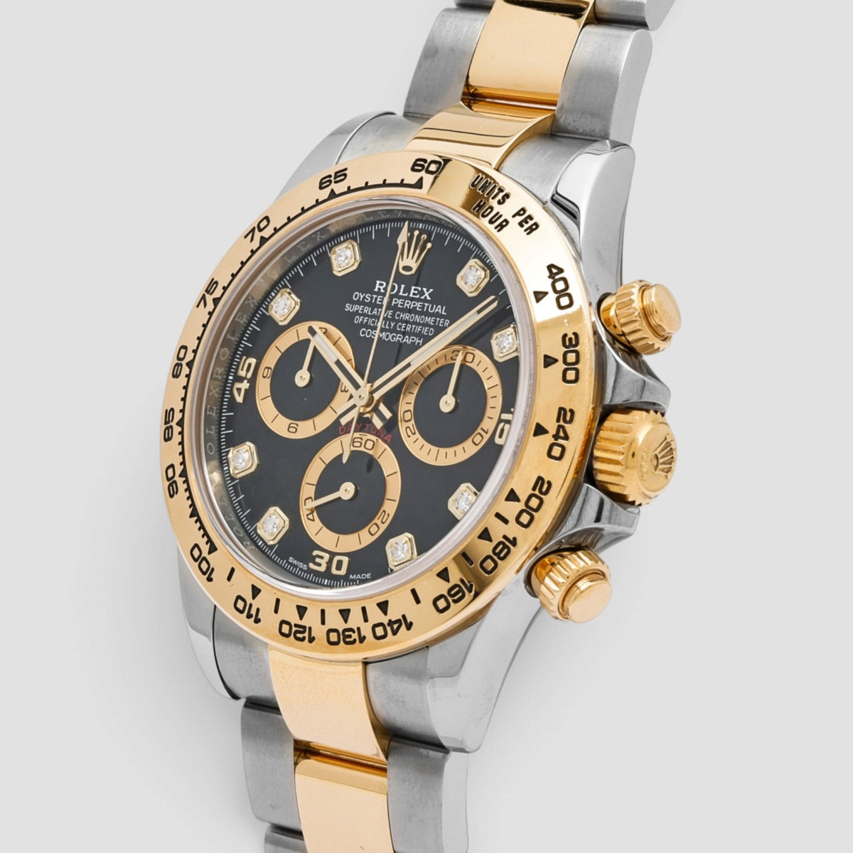 Cosmograph Daytona 40mm Black Diamond Dial