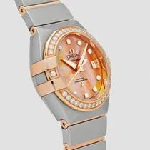 Constellation Brown Mother of Pearl Diamond Automatic Ladies Watch