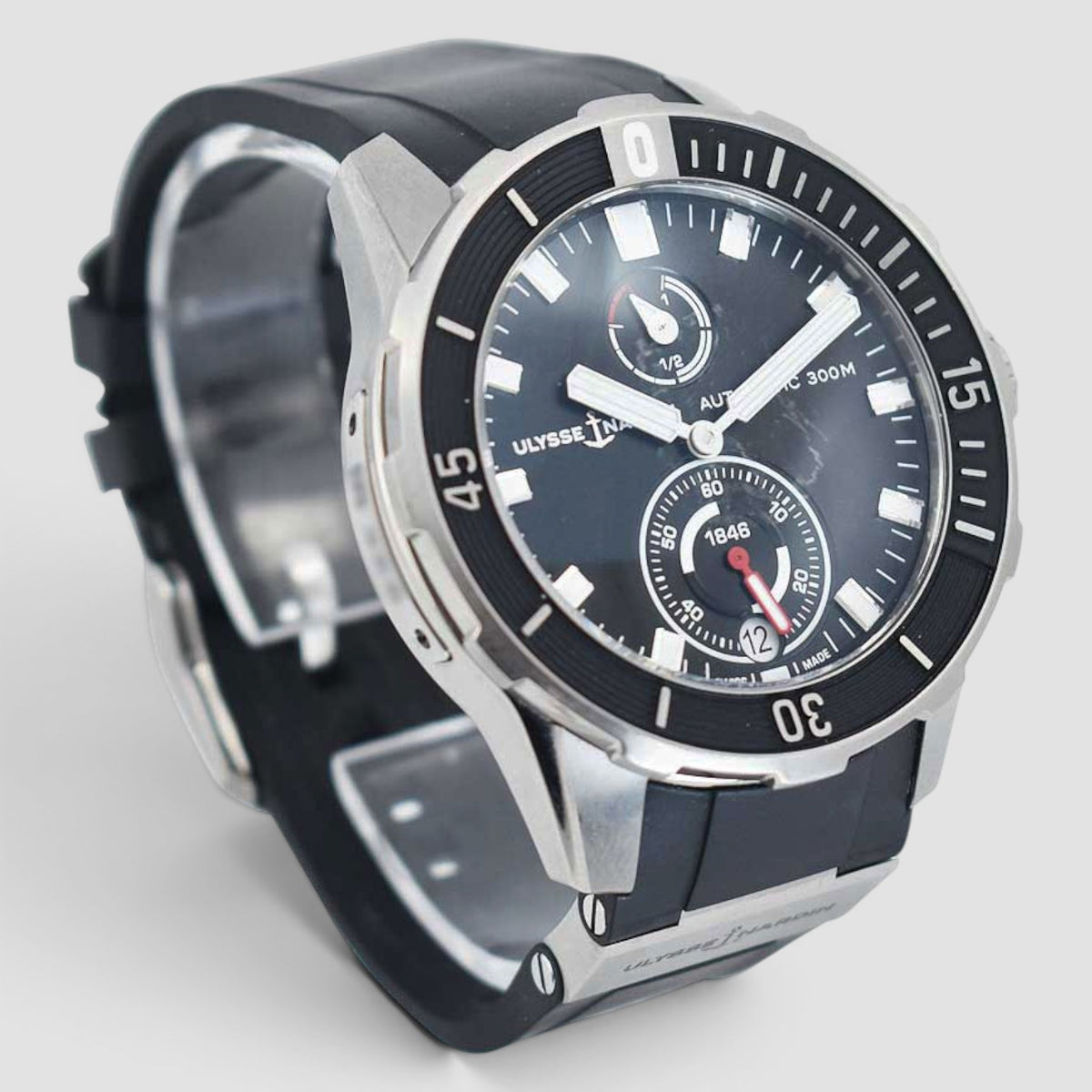 Marine Diver Chronometer 44mm Black Dial Titanium