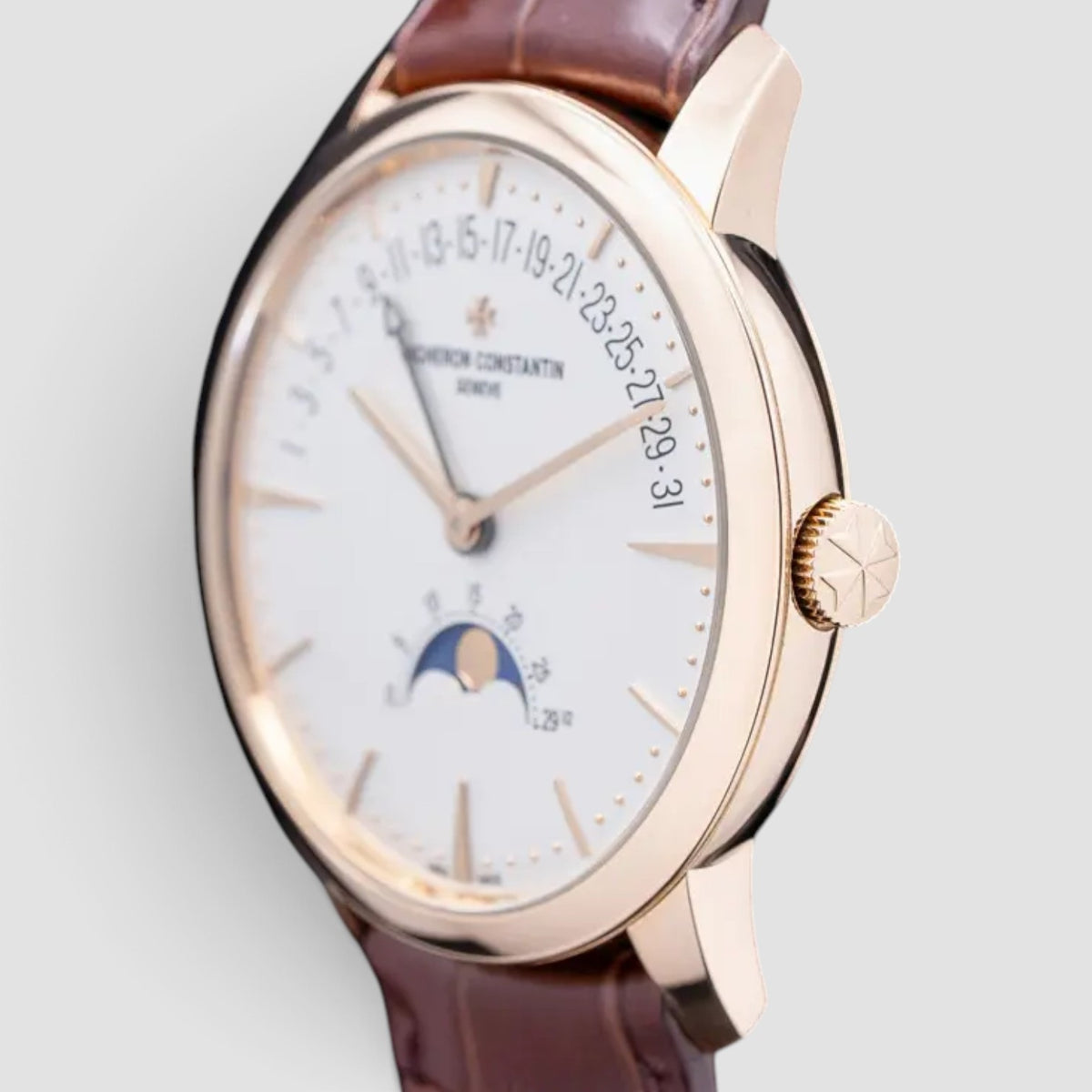 Patrimony Moon Phase Retrograde Date 18K Rose Gold