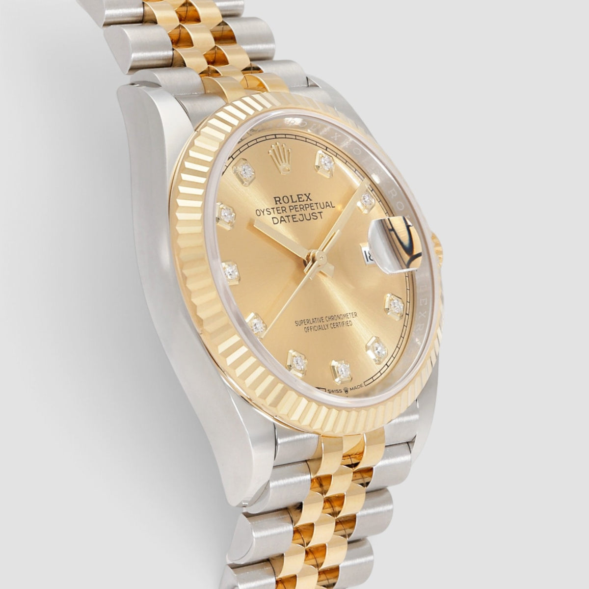 Datejust 36 Champagne Diamond Dial Jubilee
