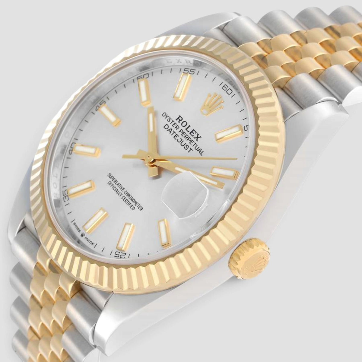 Datejust 41 Silver Index Dial Jubilee