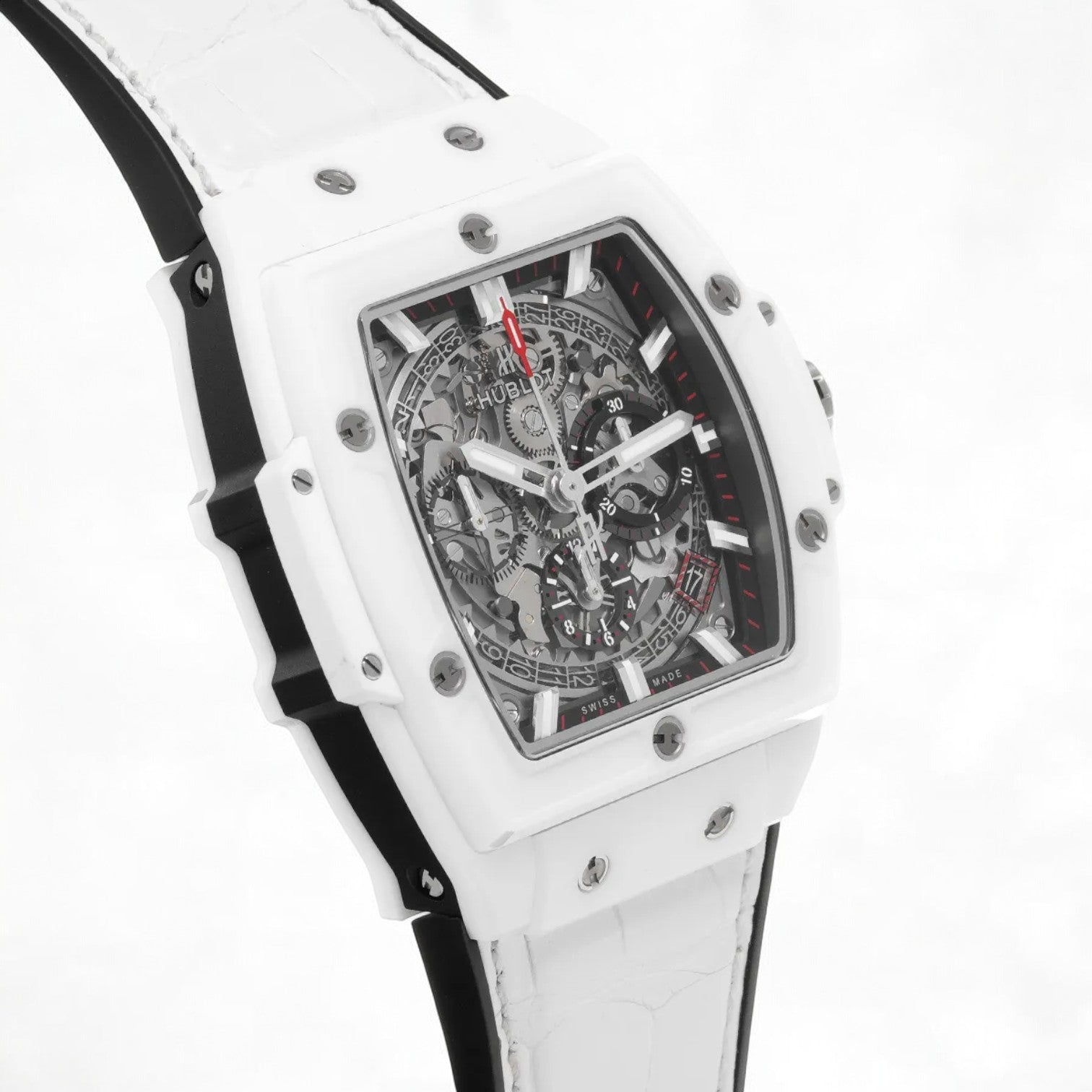 Spirit of Big Bang 42mm Chronograph Skeleton White