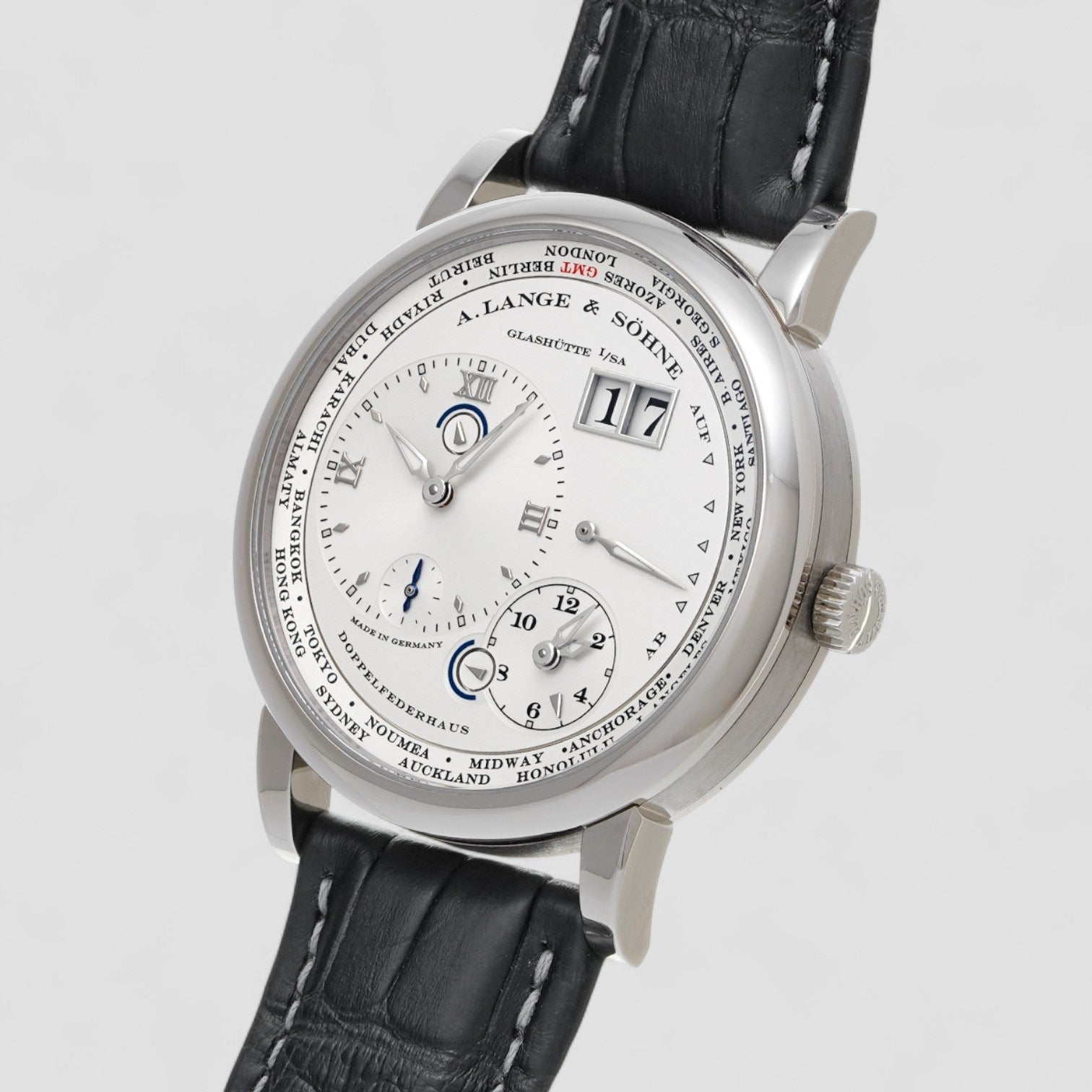 Lange 1 Time Zone 116.039 18K White Gold