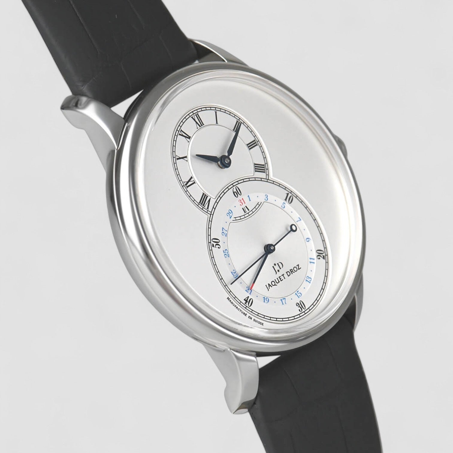 Legend Geneva Grande Seconde Quantieme SS Silver Dial