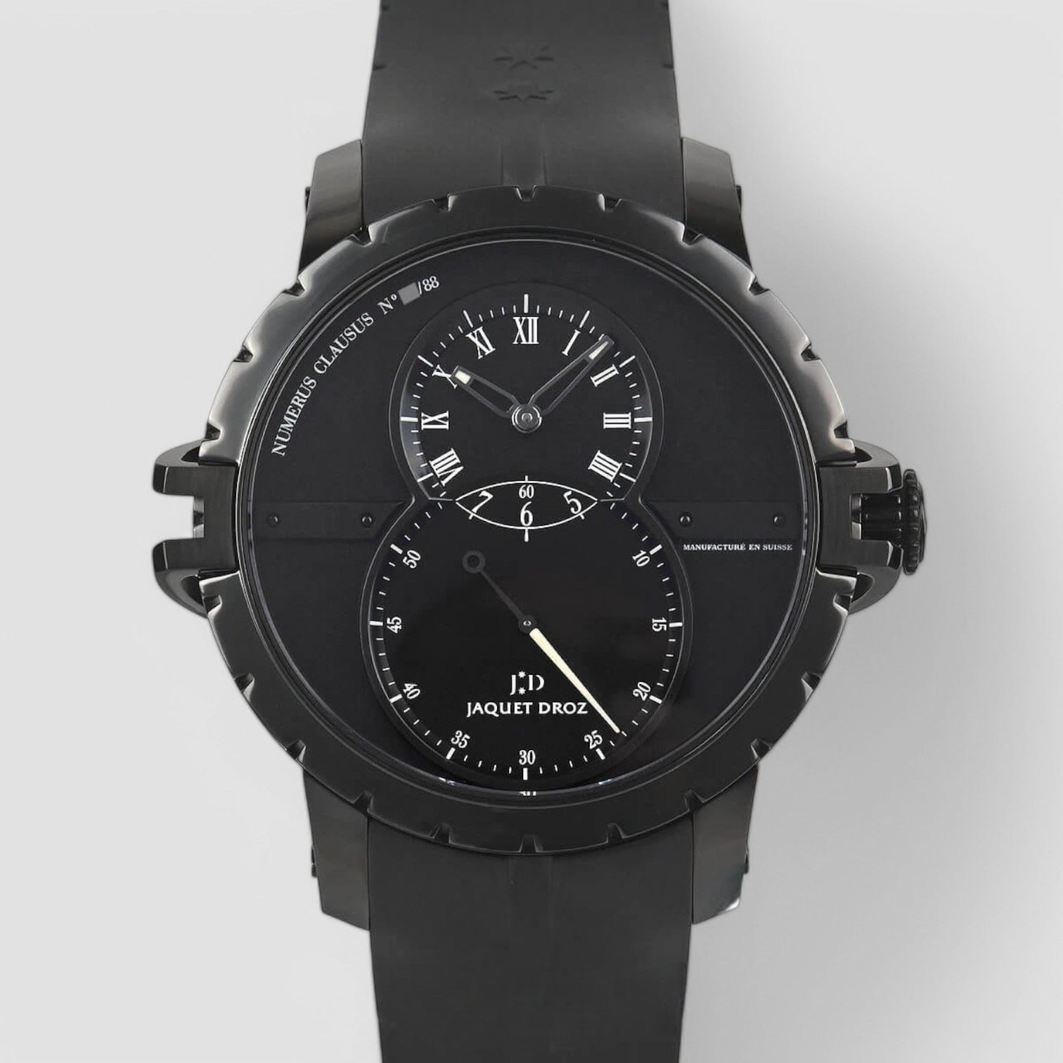 Grande Seconde Ceramique Black Dial