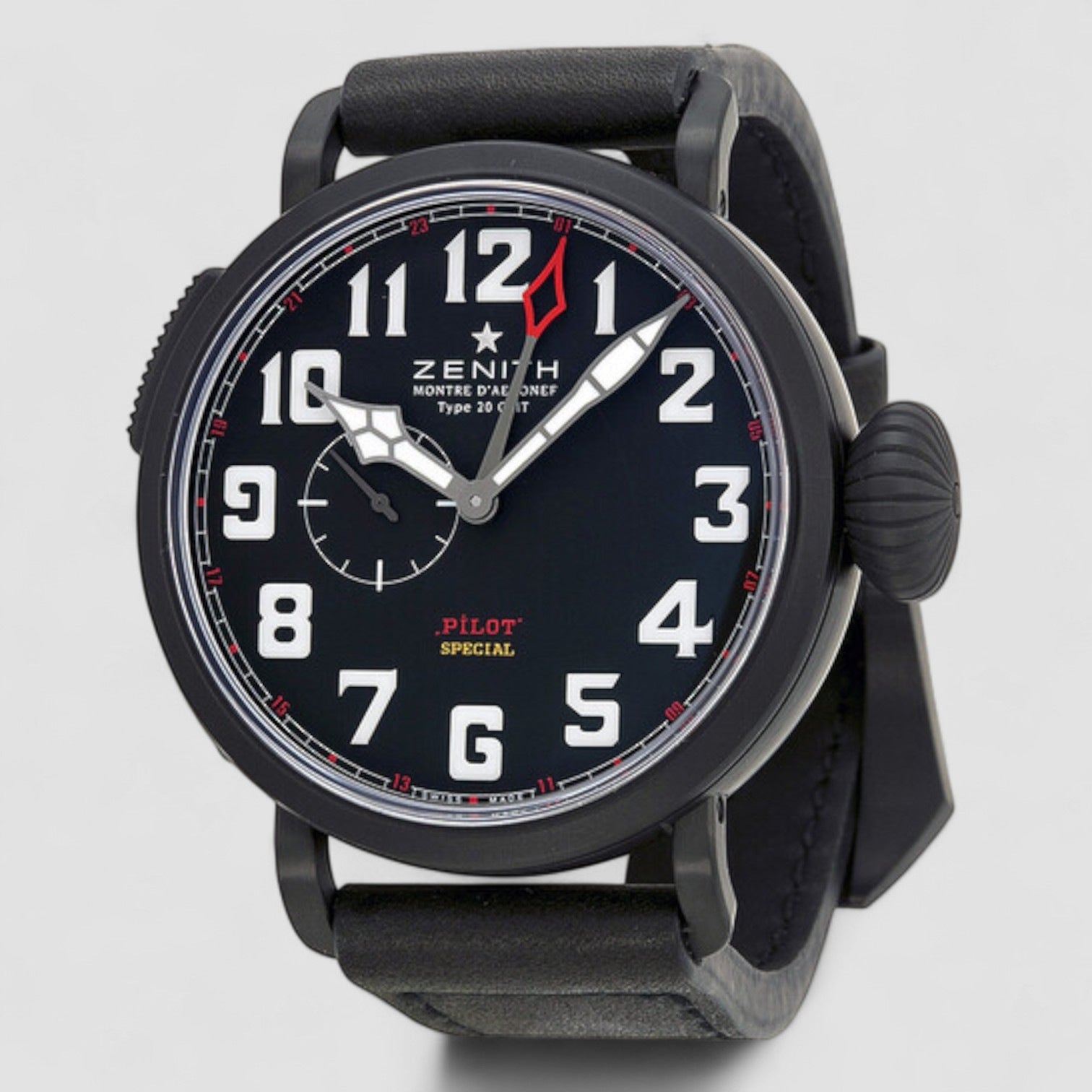 Pilot Type 20 GMT d'Aeronef Type 20 GMT Mens Watch 48mm